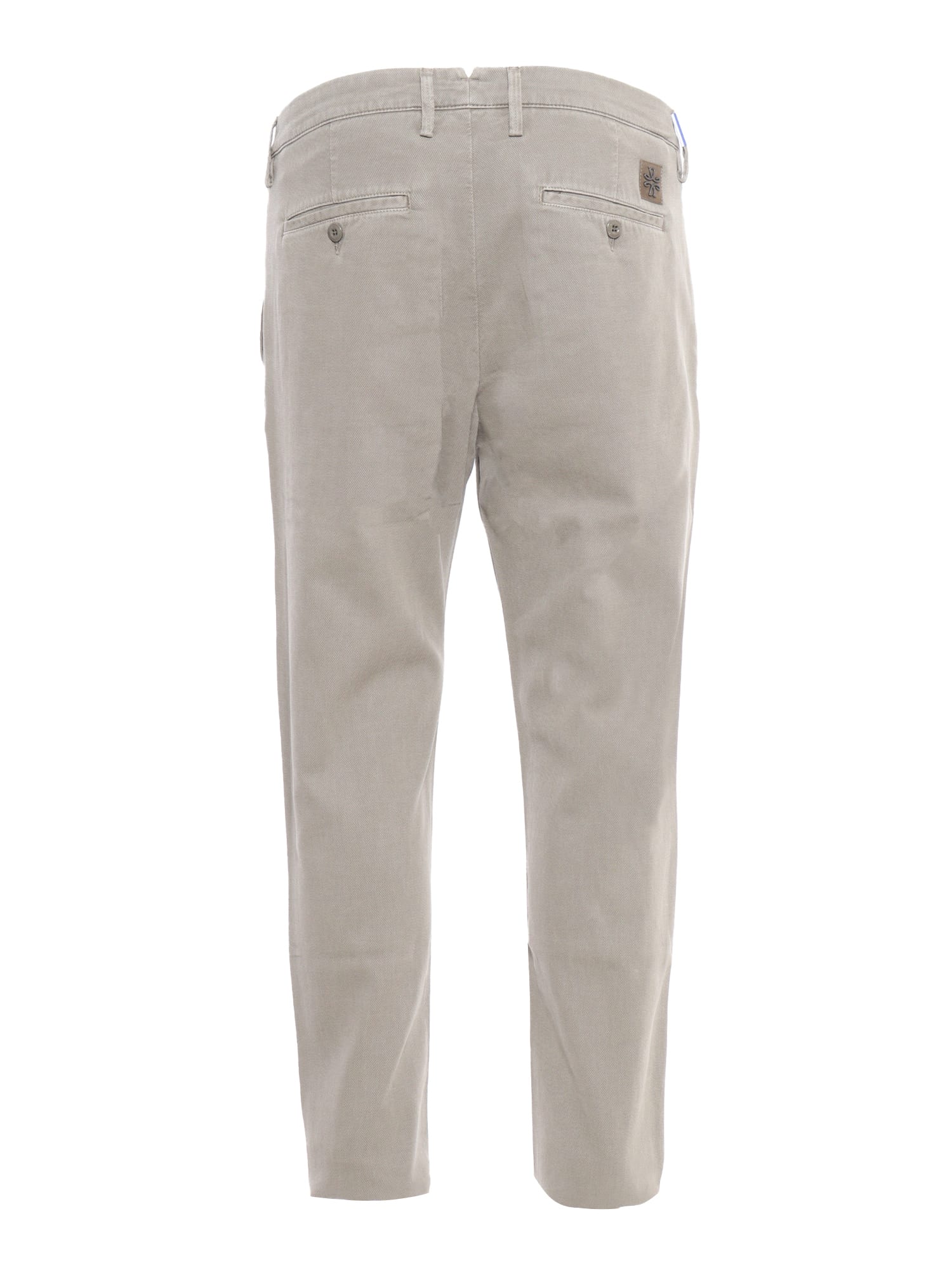 Shop Jacob Cohen Beige Trousers In Grey