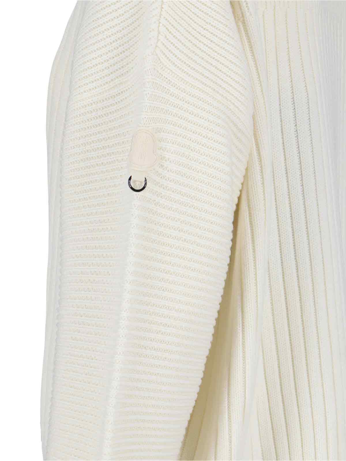 Moncler Genius Maglione A Collo Alto In Collaborazione Con Willow Smith In Neutral