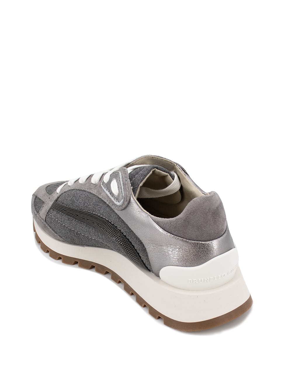 Shop Brunello Cucinelli Shoes In Grigio Medio