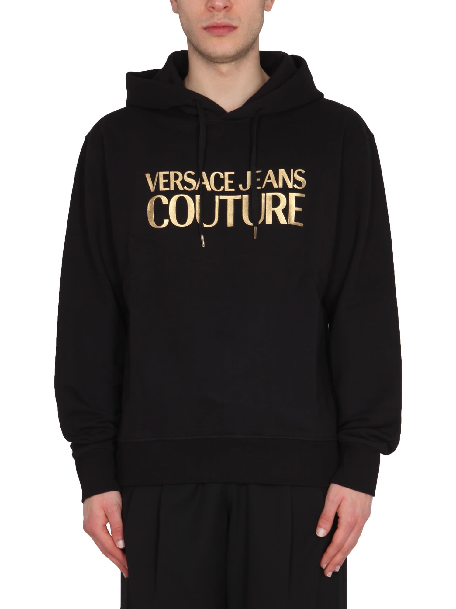 Versace Jeans Couture Sweatshirt With Thick Foil Logo