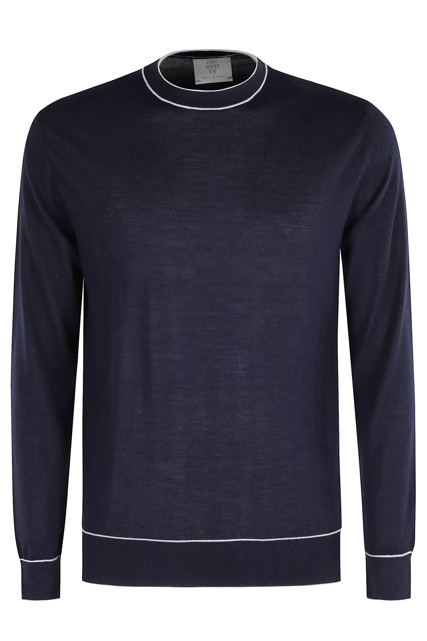Eleventy Maglia Girocollo In Blue
