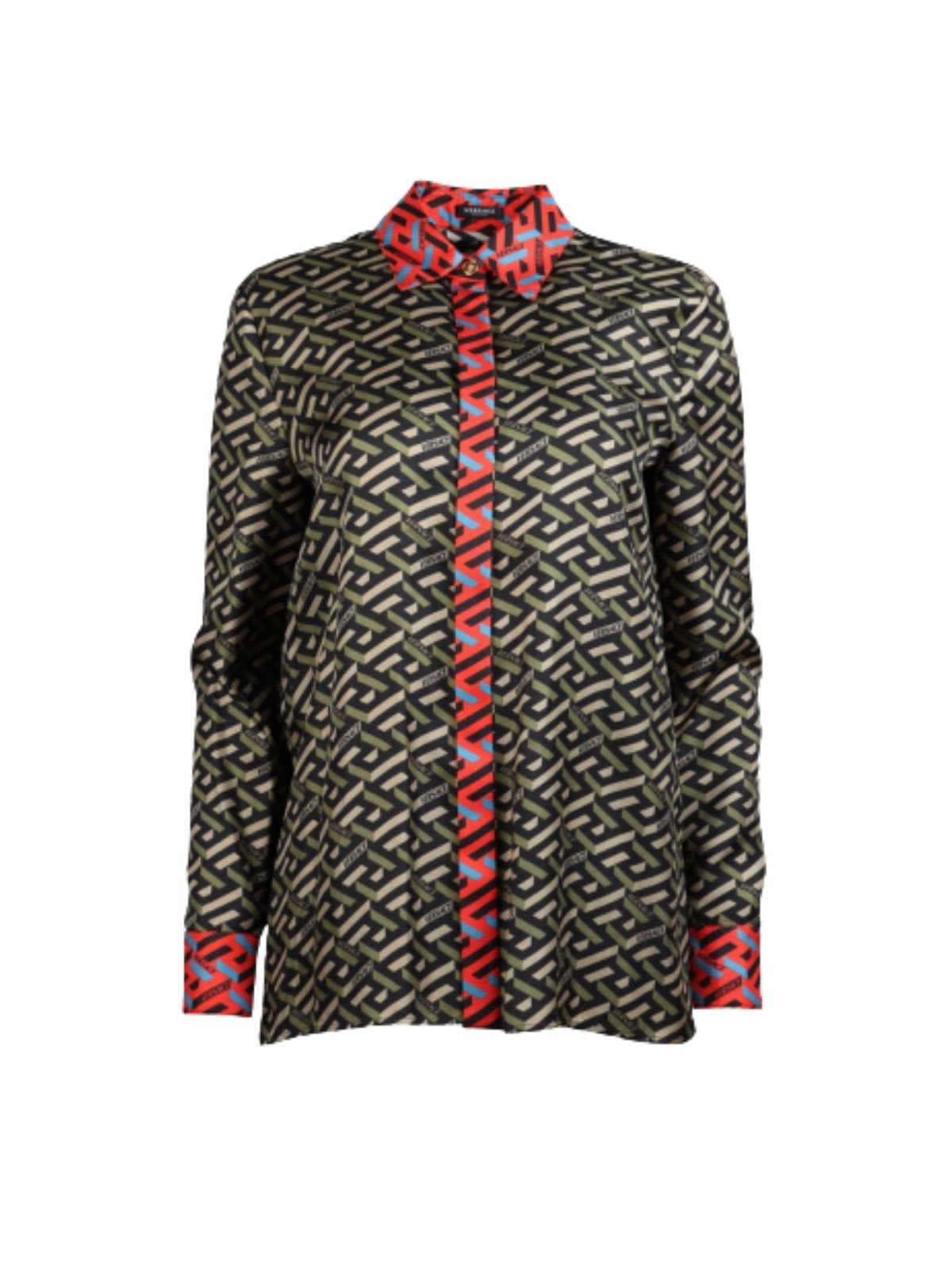 Versace Jacquard Silk Shirt