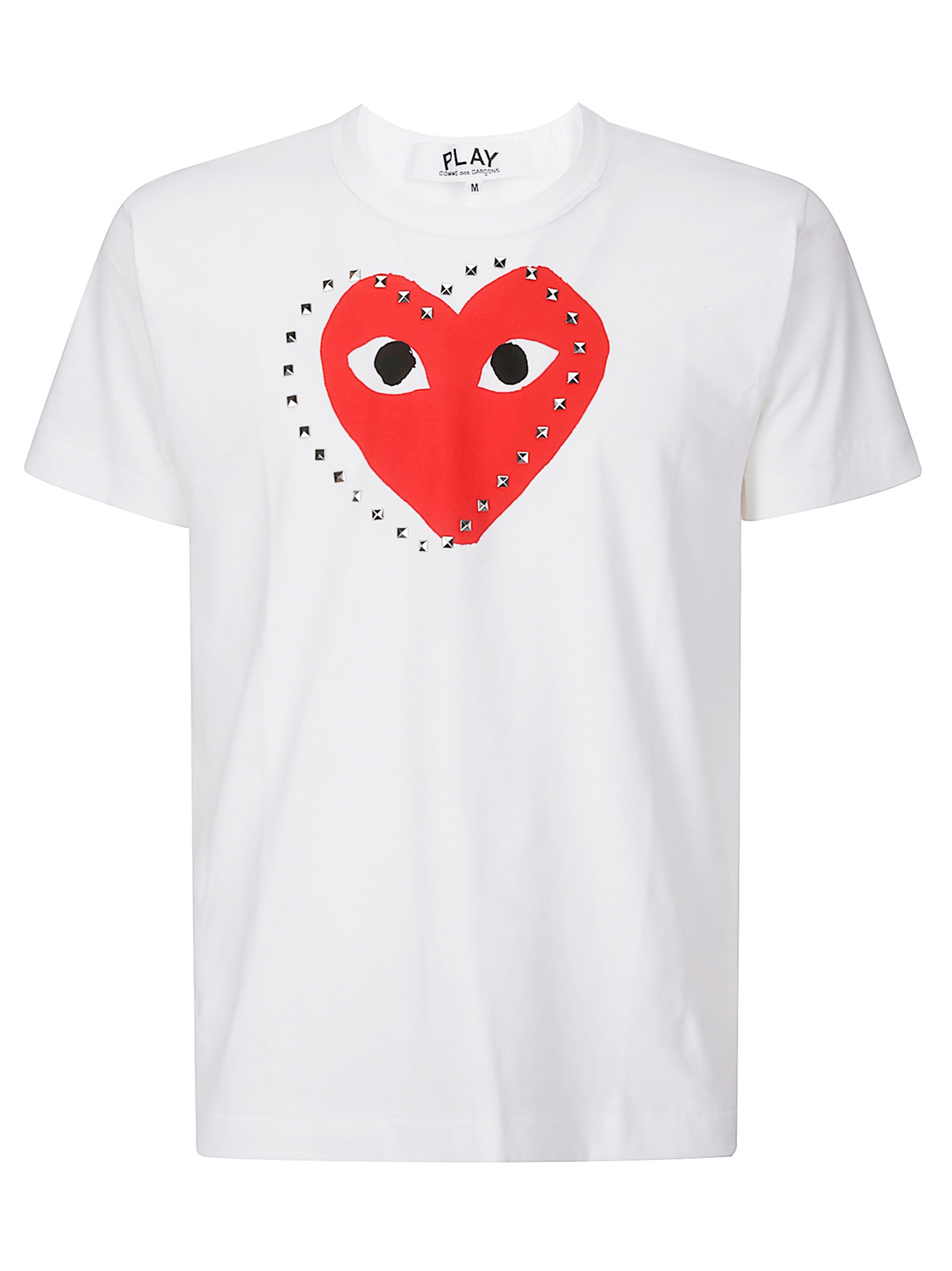 Comme Des Garçons Play Graphic Print Crew Neck Short Sleeves T-shirt