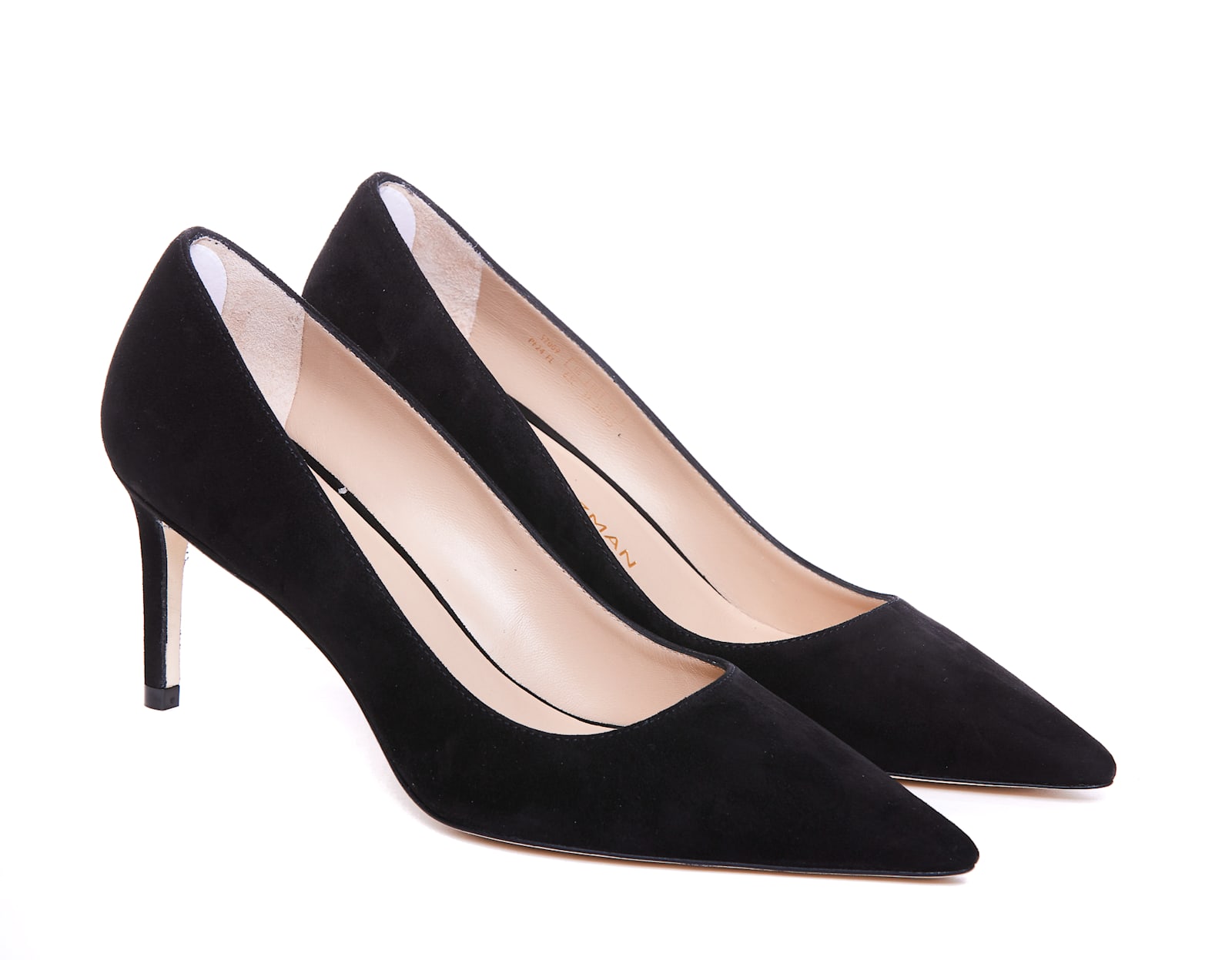 Shop Stuart Weitzman Stuart Decollete In Black