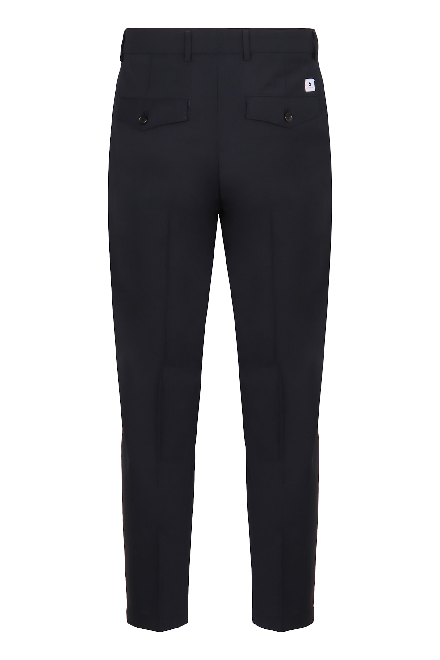Department Five Department 5 Pants In Mixed Wool In Black