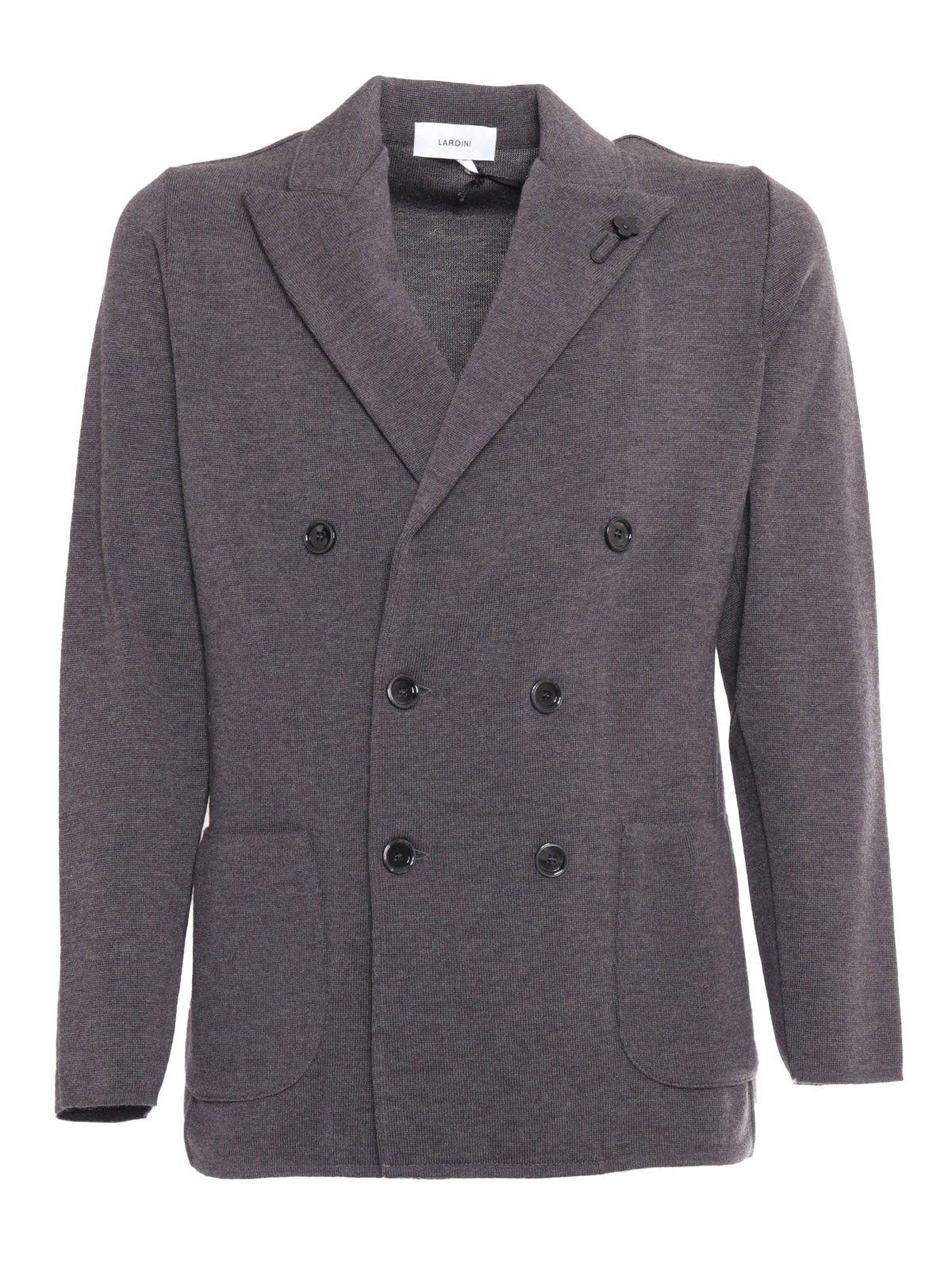 Lardini Man Knitted Jacket In Multicolor