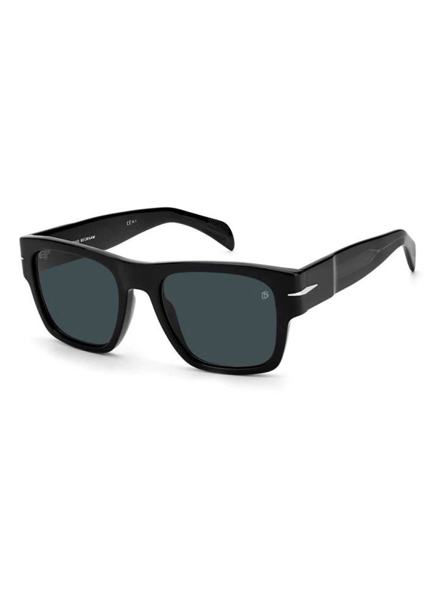 Shop Db Eyewear By David Beckham Db 7000/s Bold Sunglasses In /ku Black