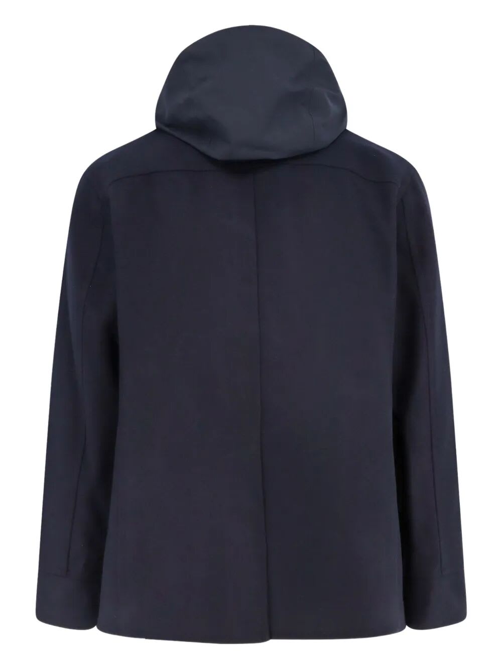 Paltò Single-breasted Buttoned Coat In Blue