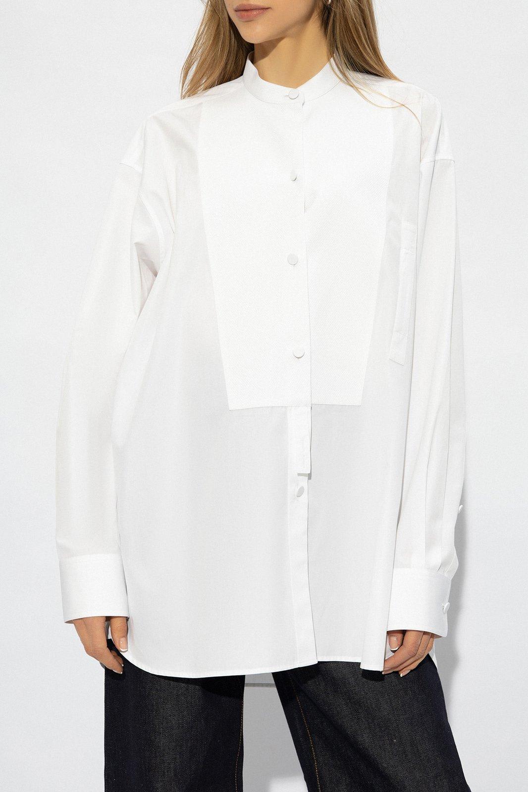 Shop Stella Mccartney Long-sleeve Shirt In Pure White