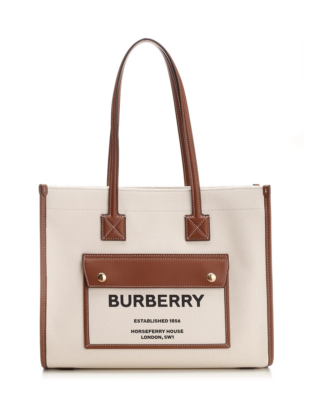 Burberry Tote Bag In Canvas