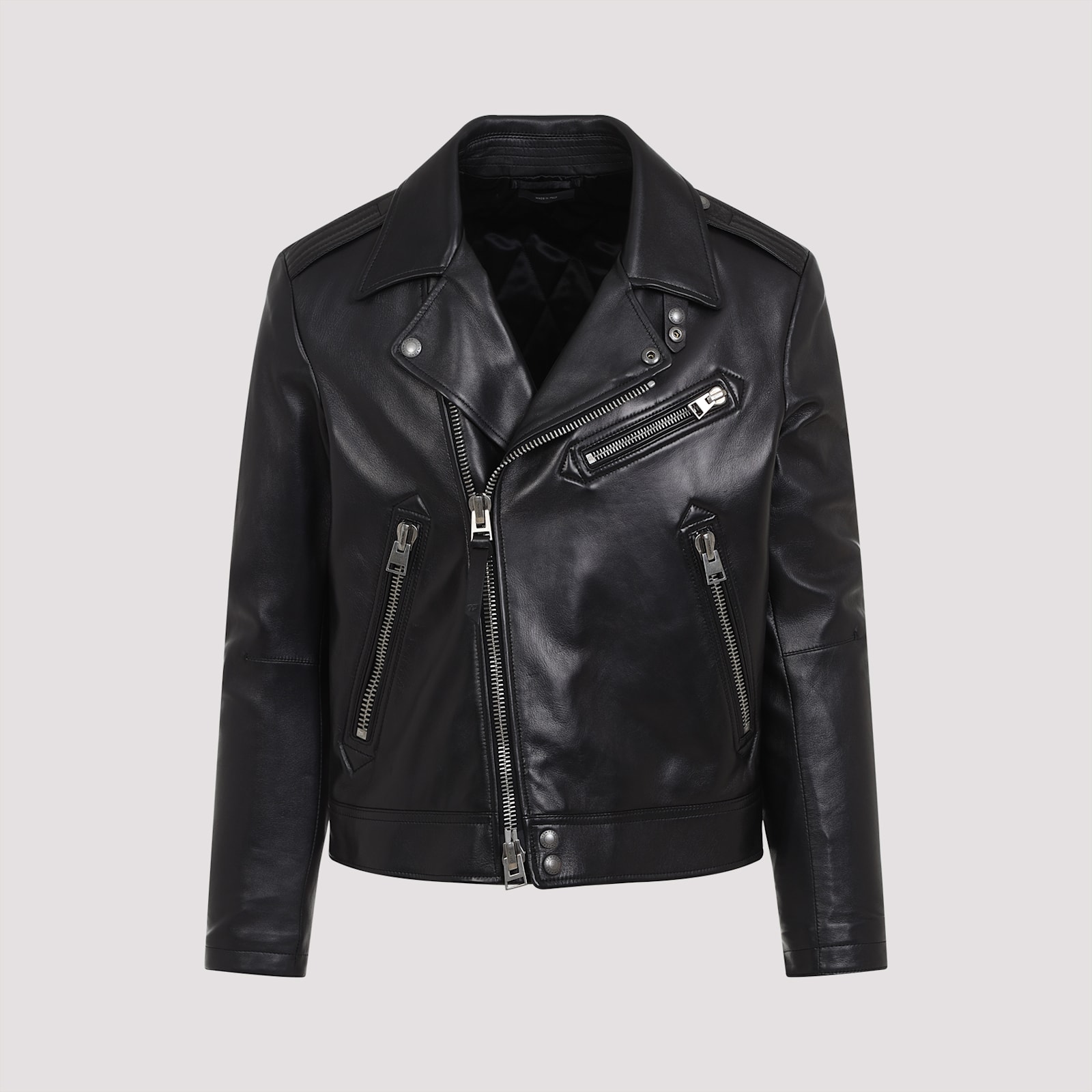 Lamb Leather Biker Jacket