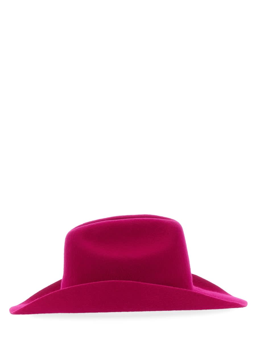 Shop Ruslan Baginskiy Cowboy Hat In Fuchsia