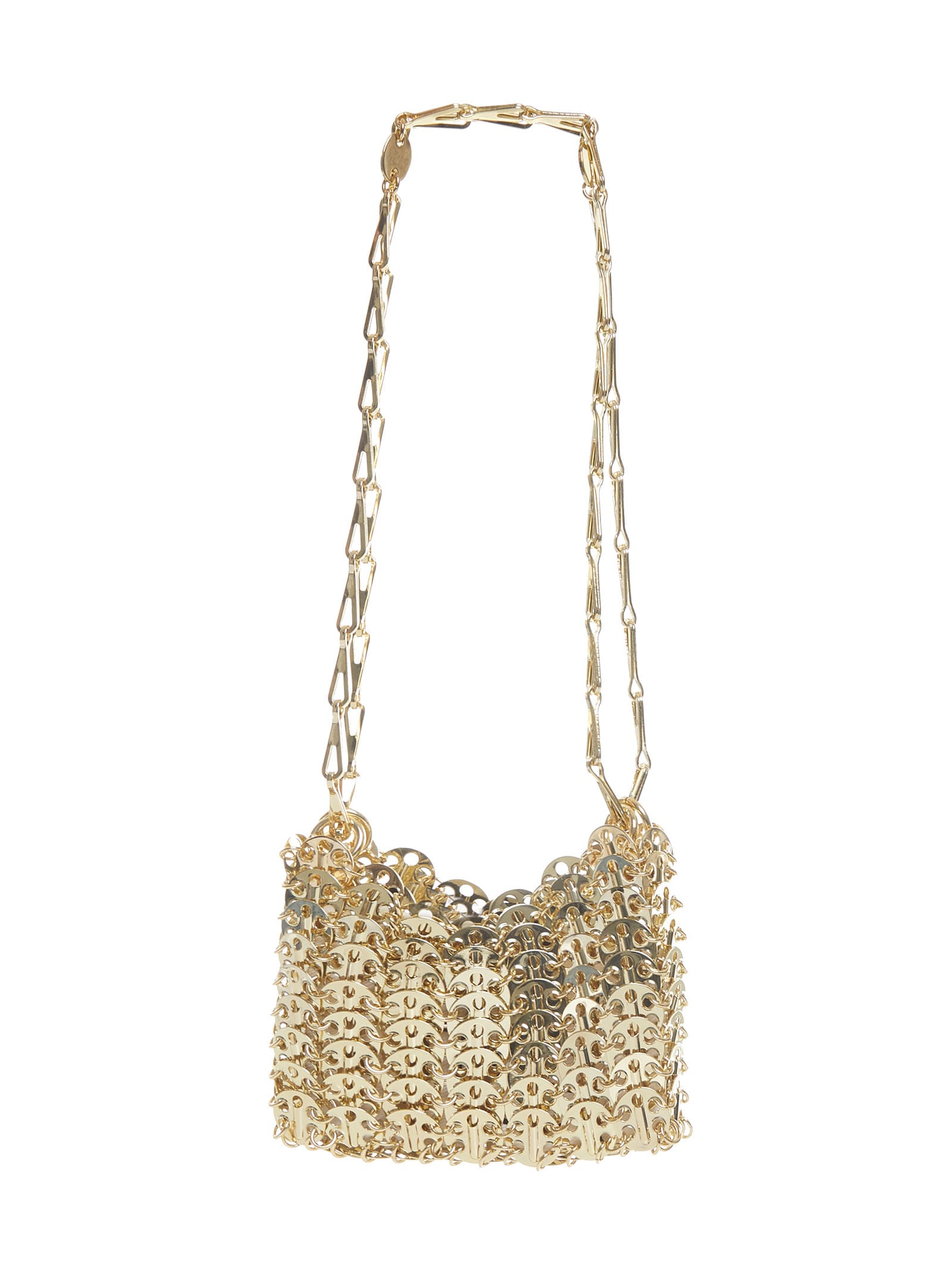 paco rabanne gold bag