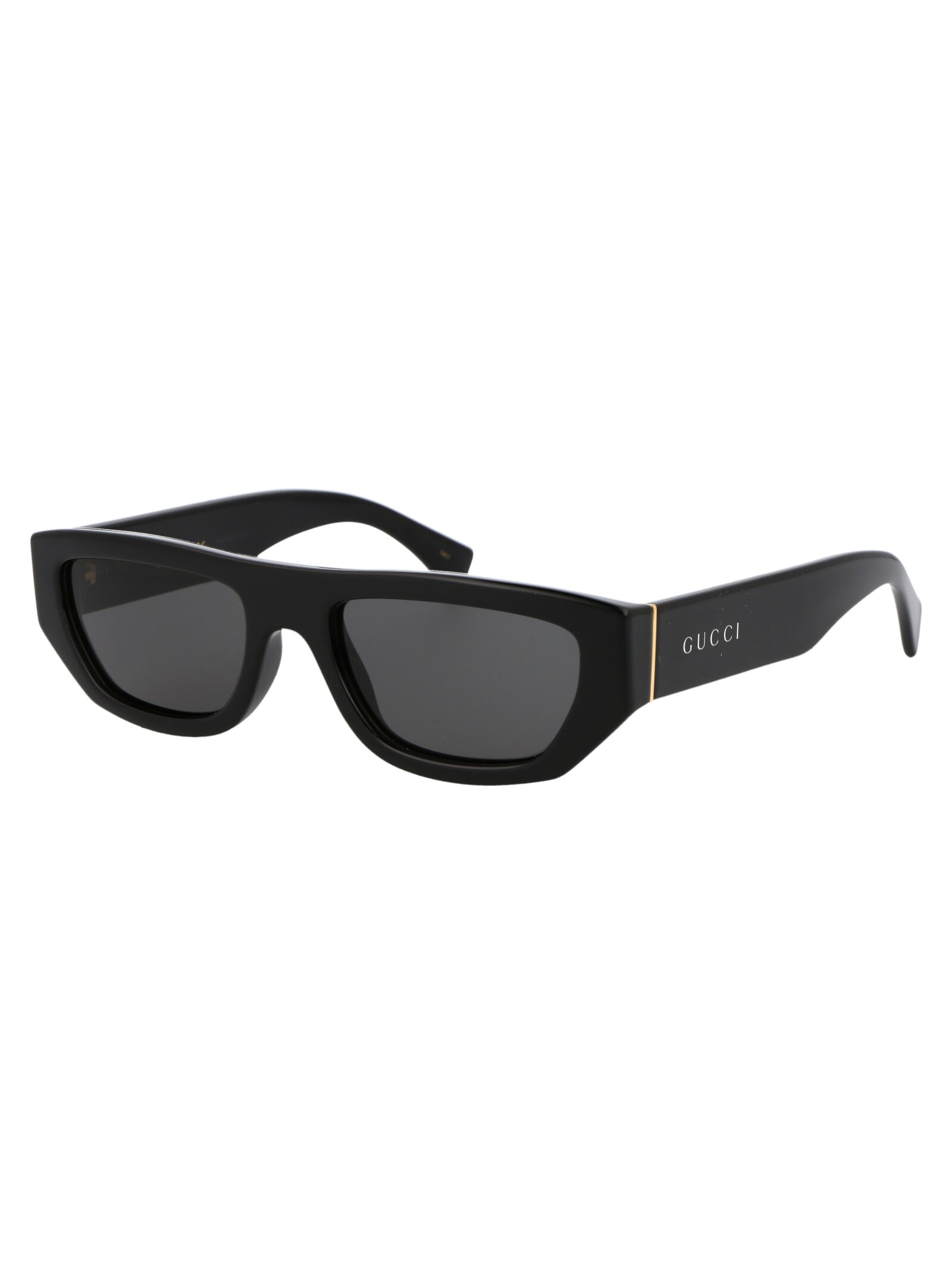 Shop Gucci Gg1134s Sunglasses In 002 Black Black Grey