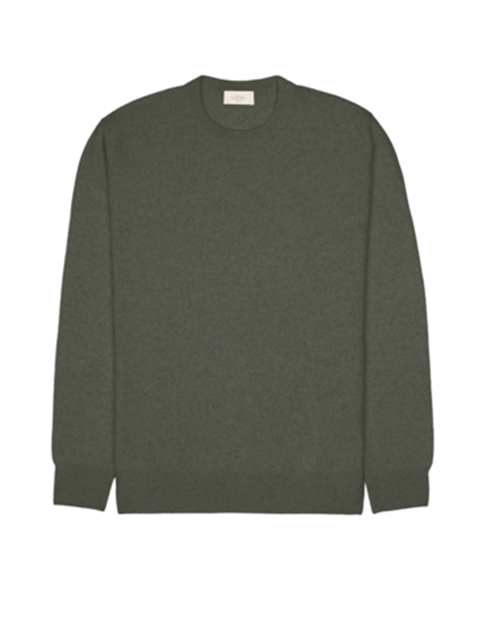 Mens Green Crewneck Sweater