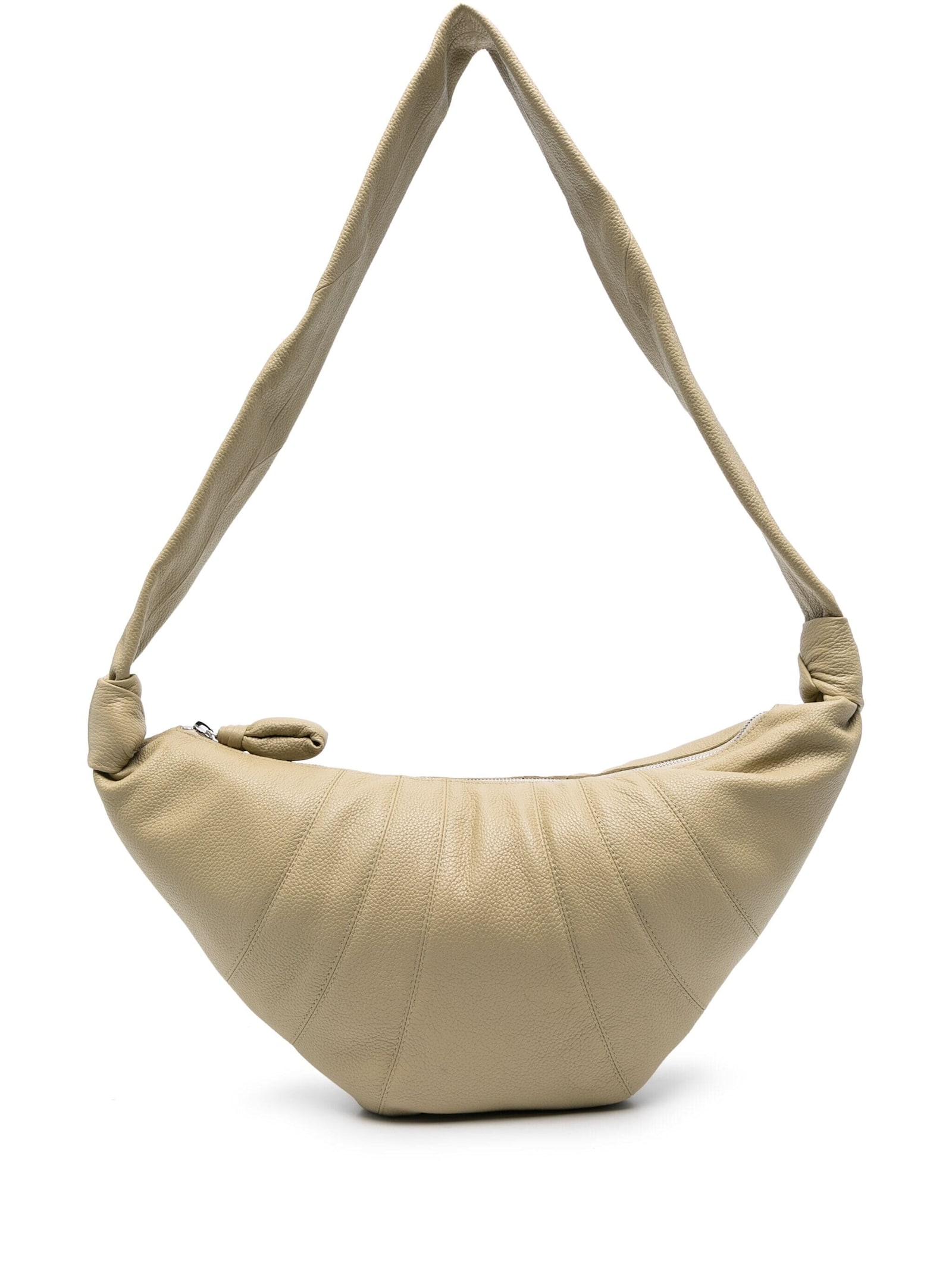 Shop Lemaire Medium Croissant Bag In Dusty Sage