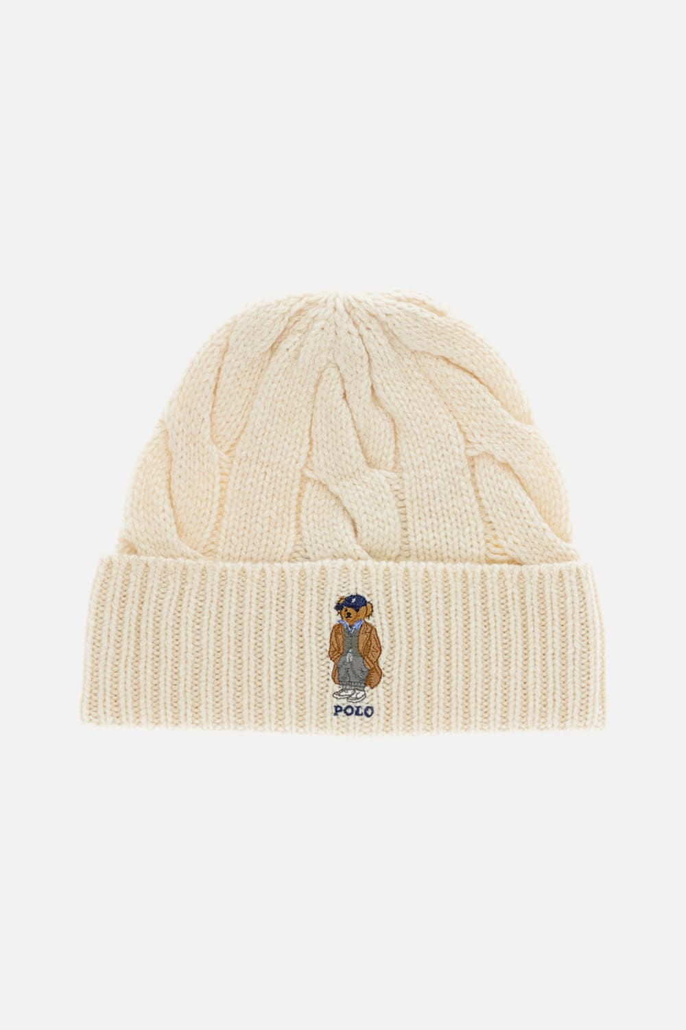 Polo Ralph Lauren Polo Bear Hat In Cream Wool In Neutral