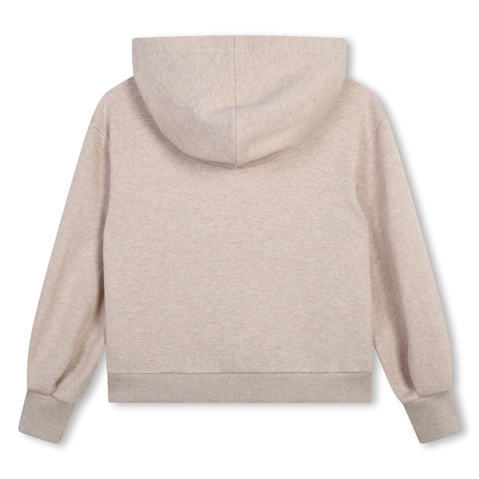 Shop Chloé Sweatshirt With Logo In Beige