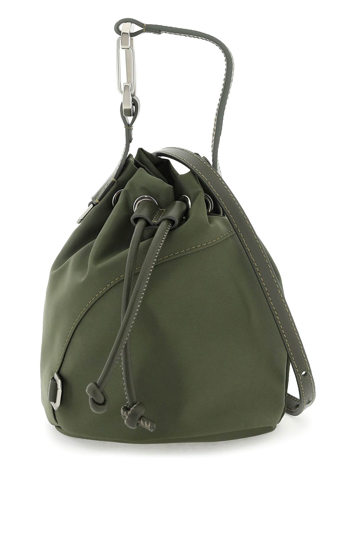 Shop Eéra Rocket Small Bucket Bag In Army Green (green)