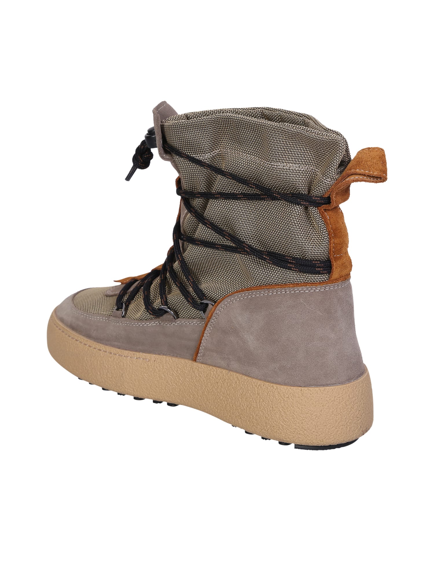 Shop Moon Boot Mtrack Citizen Ankle Boots In Beige