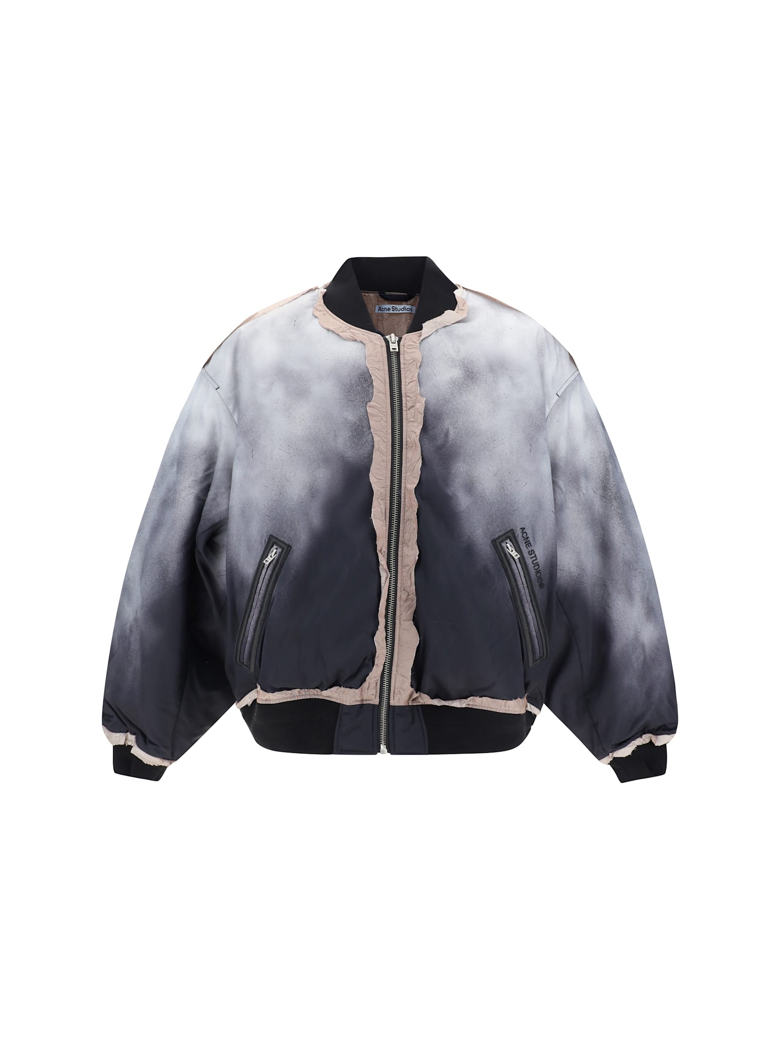 Shop Acne Studios Bomber Jacket In Black