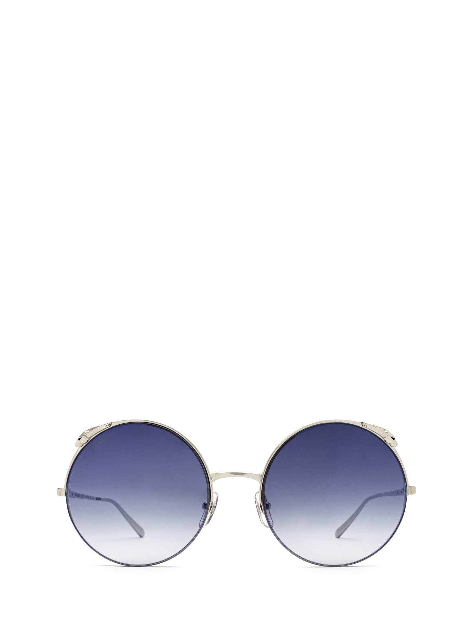 Cartier Eyewear Cartier Ct0149s Silver Sunglasses