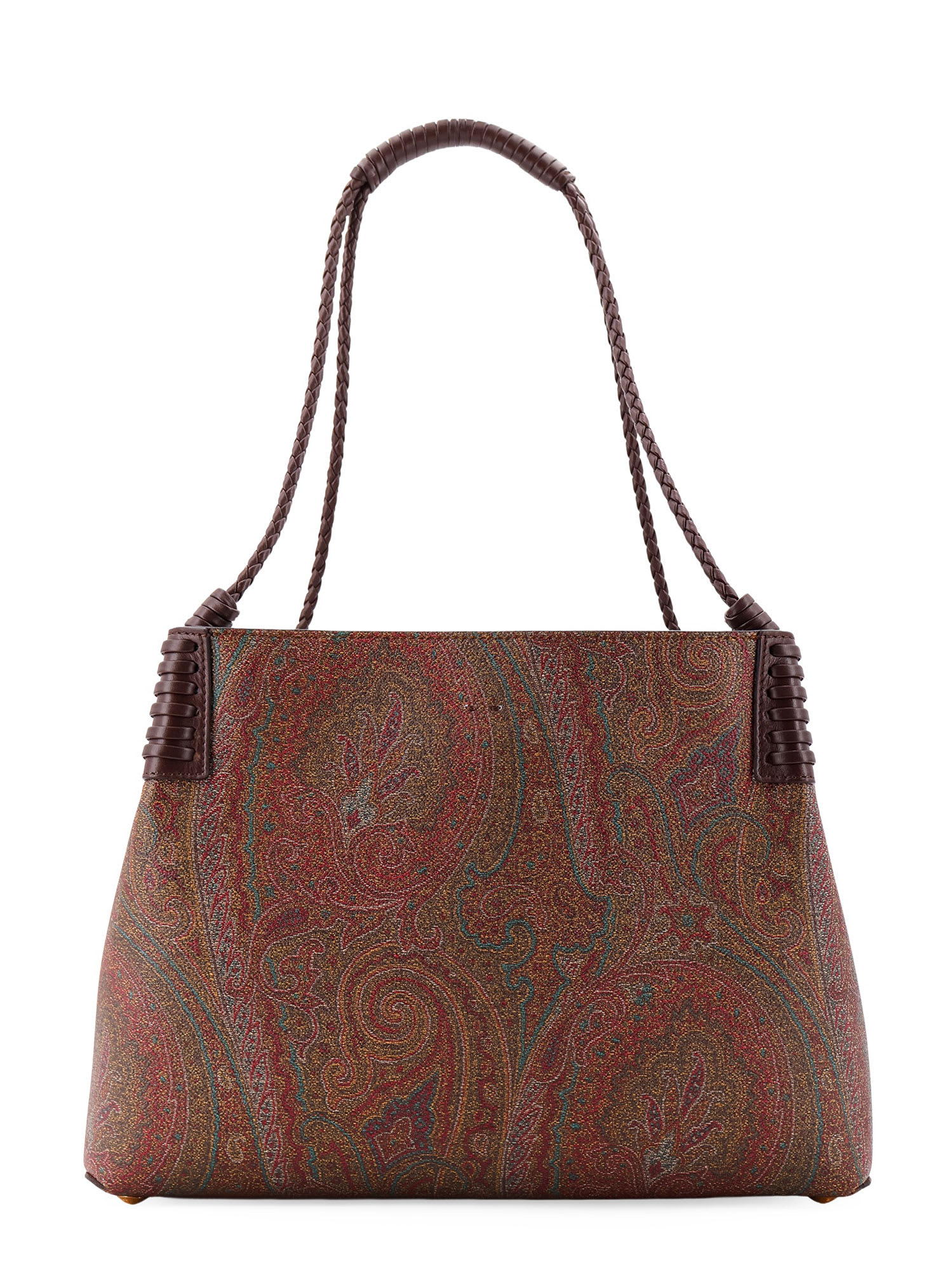 Shop Etro Libra Shoulder Bag In Marrone