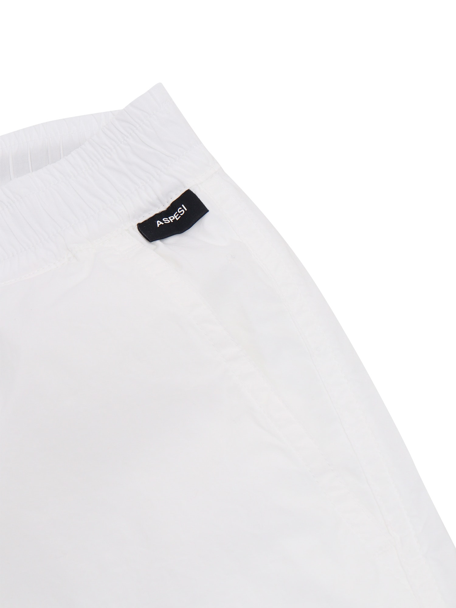 Shop Aspesi Cargo Trousers In White