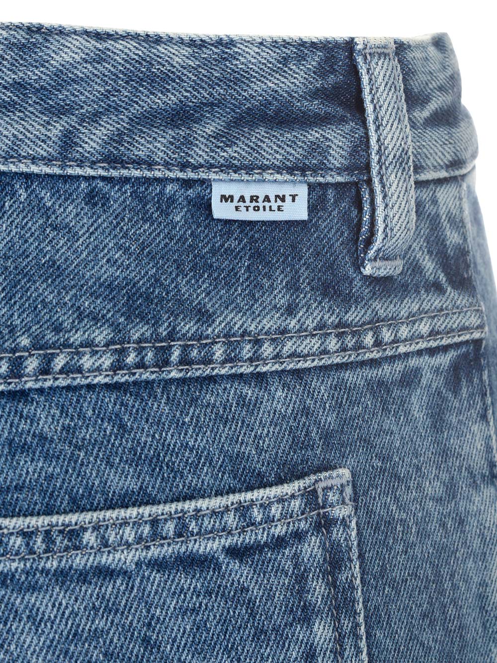 Shop Marant Etoile Sulanoa Jeans In Clear Blue