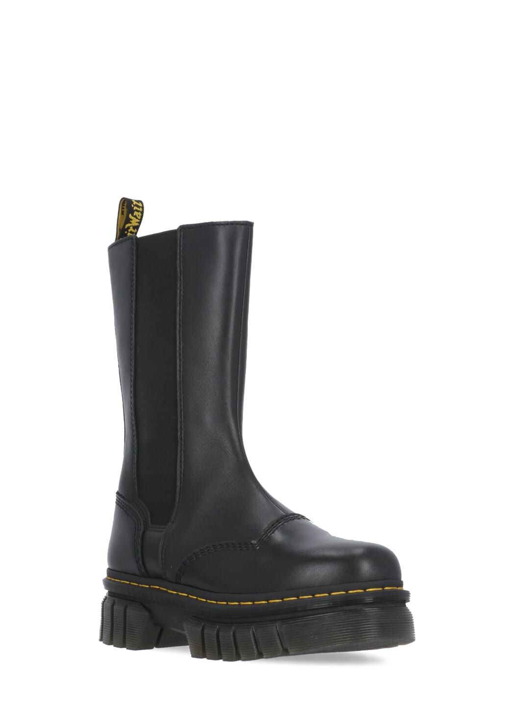 Dr. Martens' Dr. Martens Audrick Leather Platform Chelsea Boots In Black