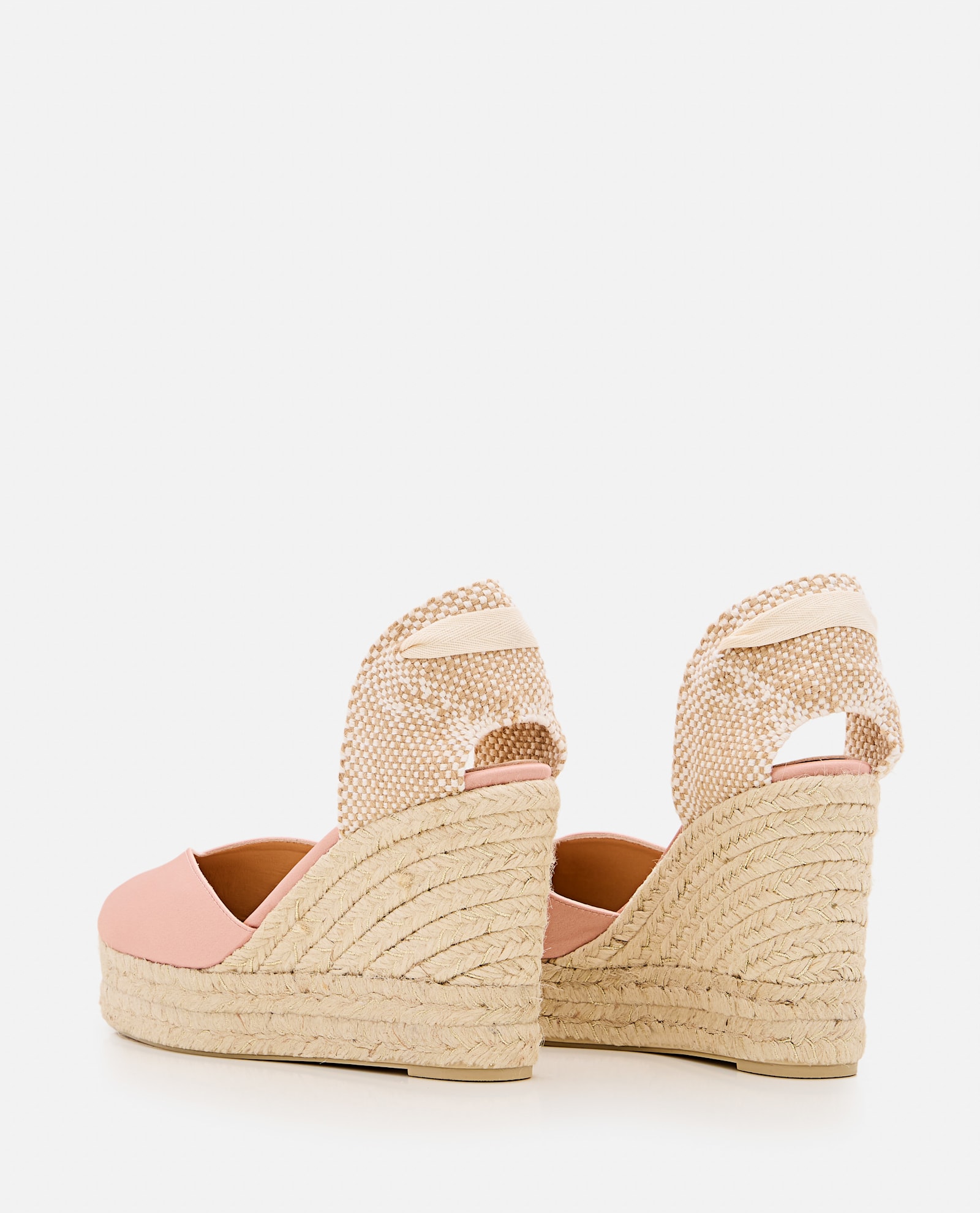 Shop Castaã±er Espadrillas Wedge In Pink