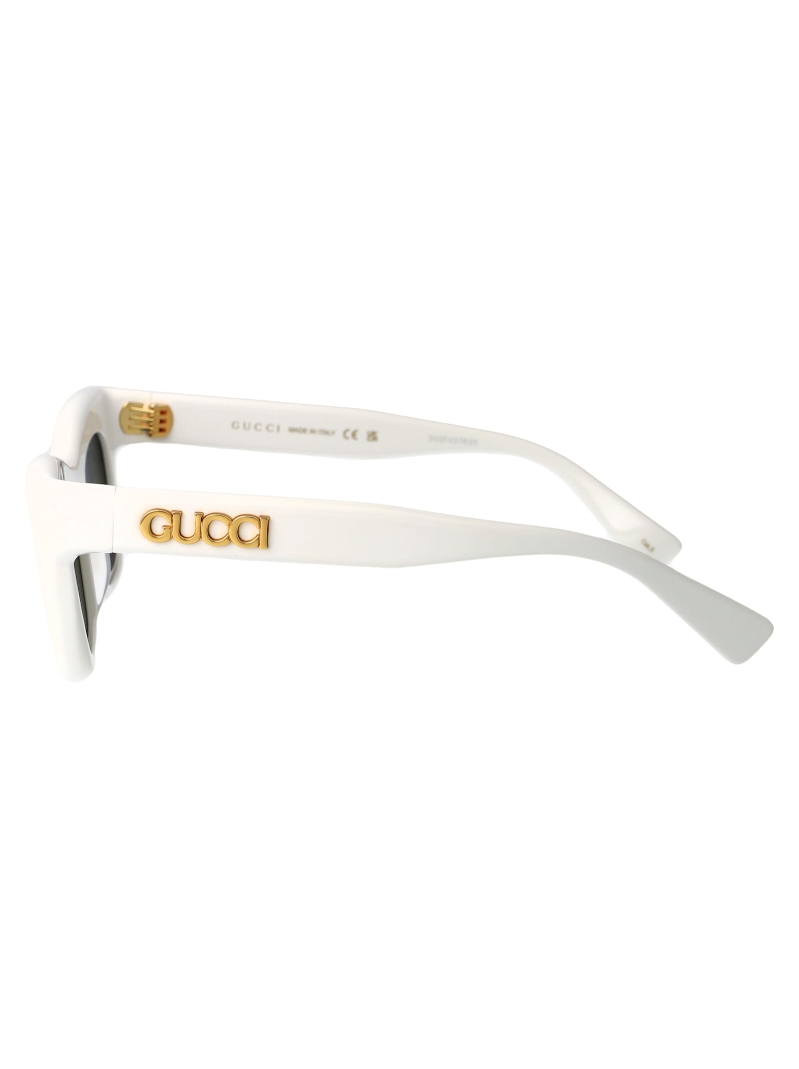 Shop Gucci Gg1773s Sunglasses In White