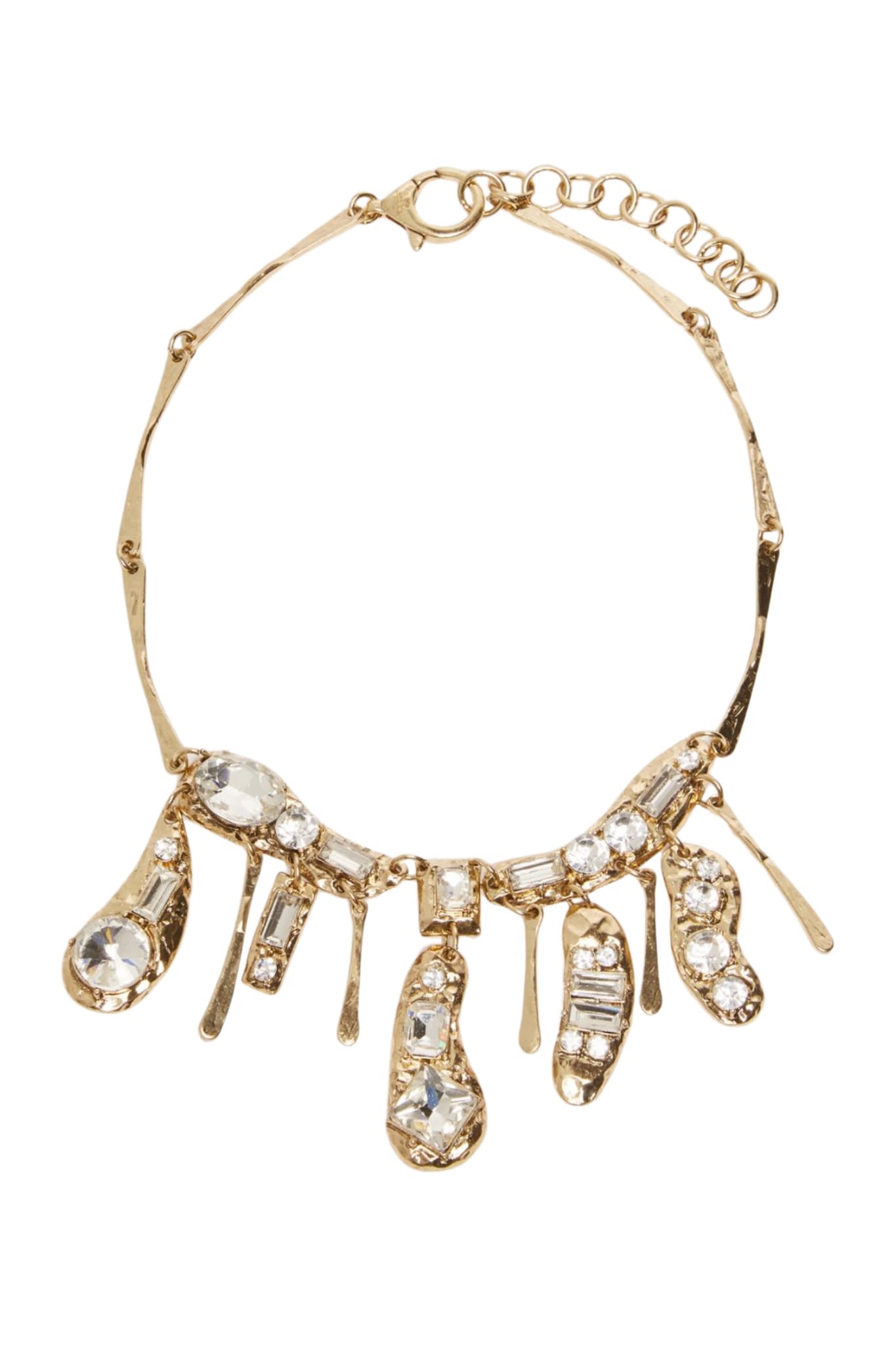 Oidium Necklace With Gold Pendants