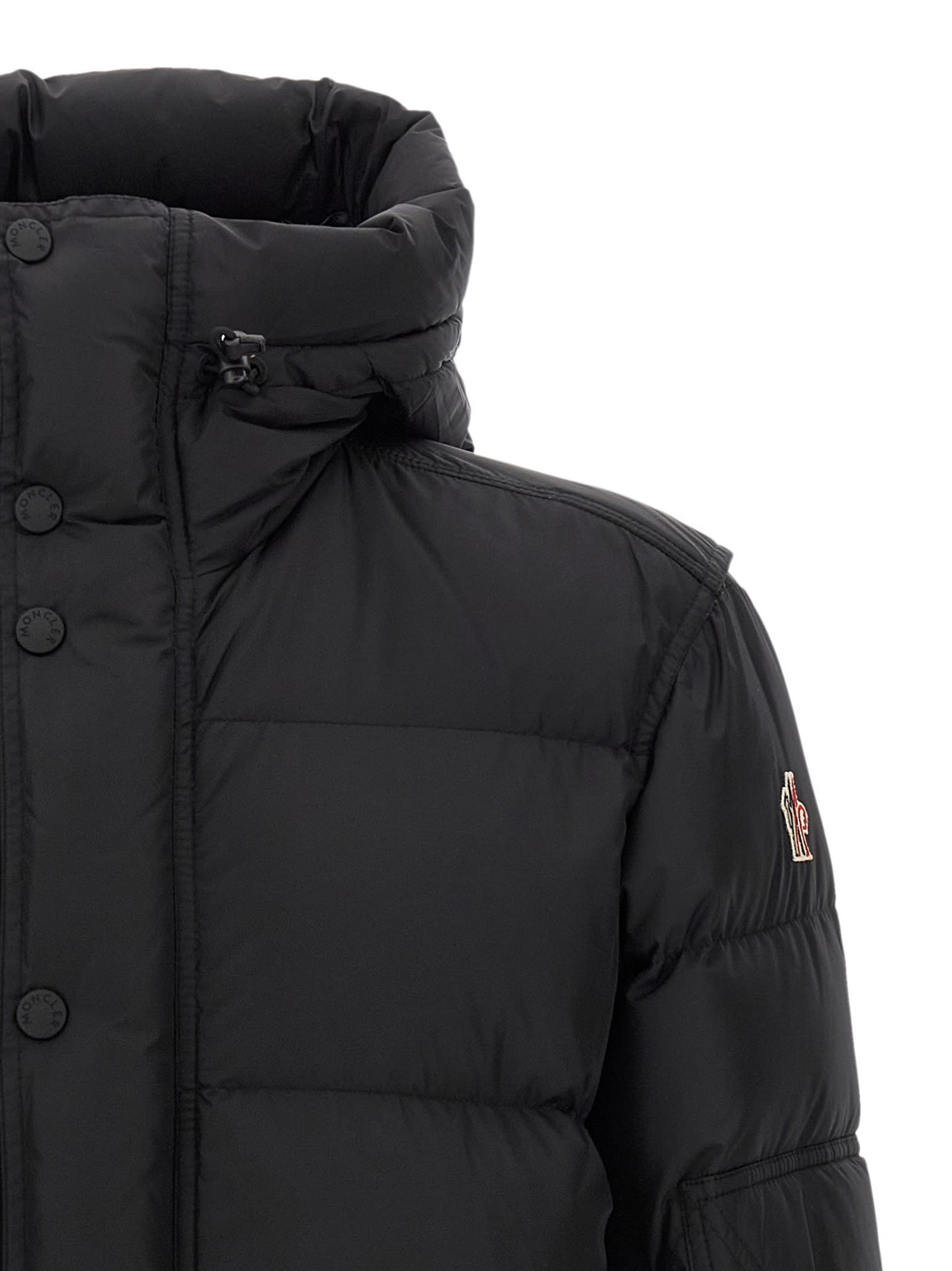 Moncler Grenoble Kasanka Hooded Down Ski Jacket Clothing In Black