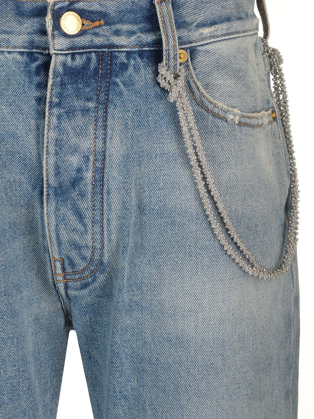 Shop Darkpark Naomi Straight Leg Jeans In Blue