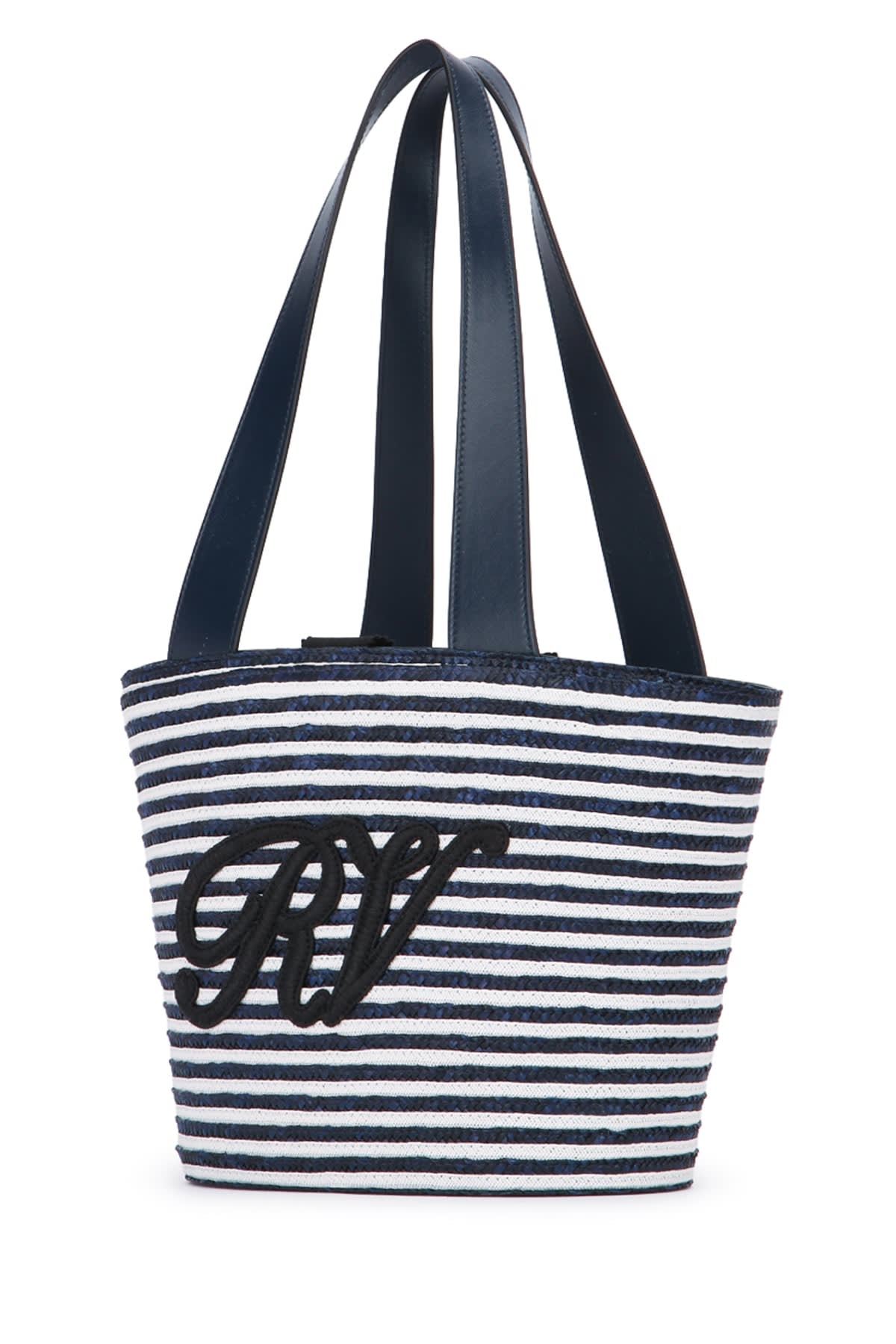 Roger Vivier Small Monogram Panier Tote Bag