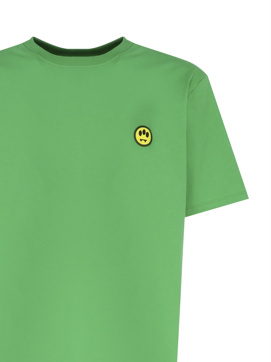 Shop Barrow T-shirt With Smiley Logo In Green