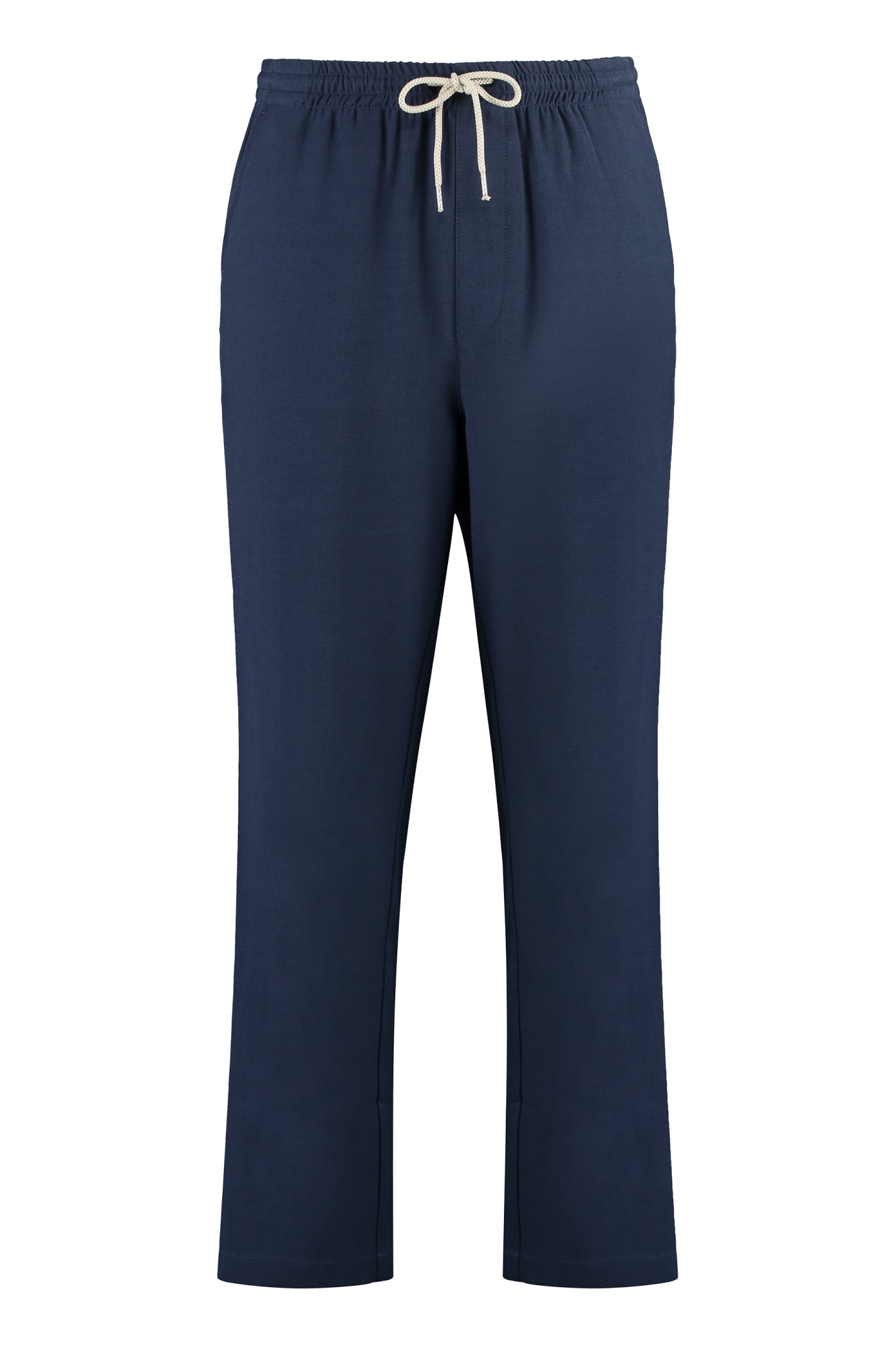 Department Five Brewery Cotton Blend Trousers In Blue
