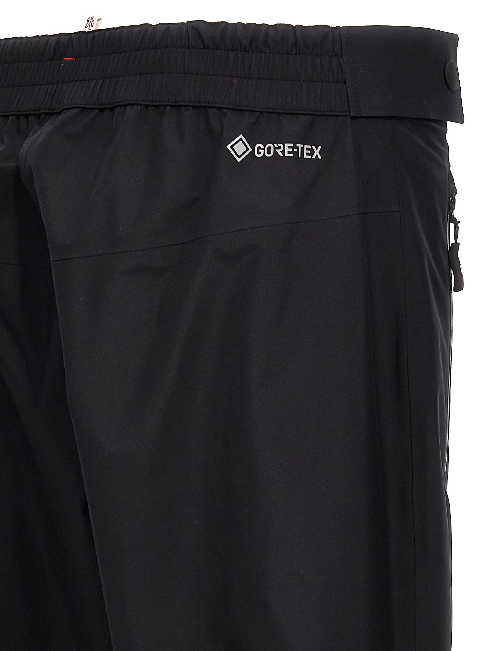 Shop Moncler Gore-tex Trousers In Black