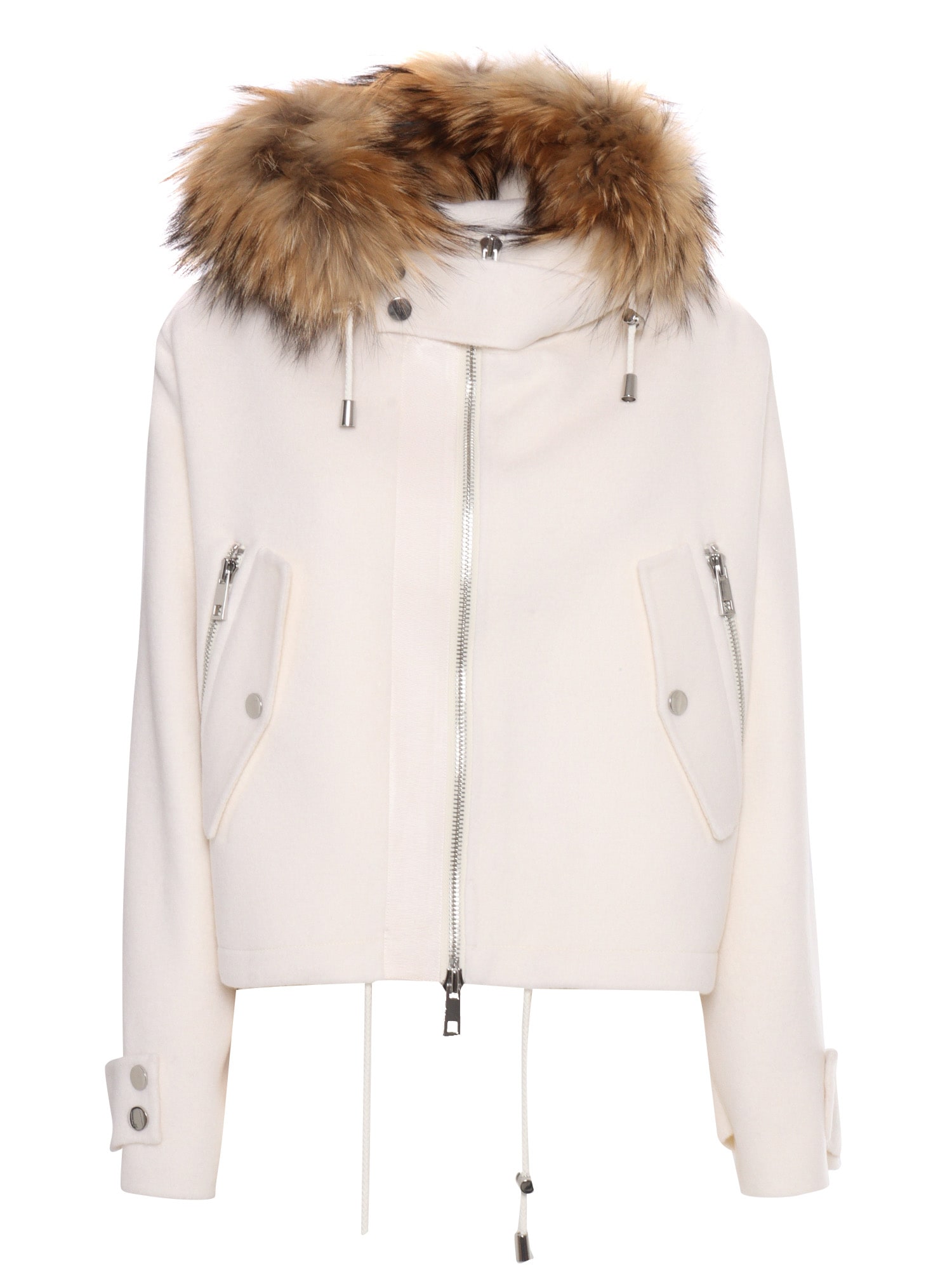 Shop P.a.r.o.s.h Padded Jacket In White