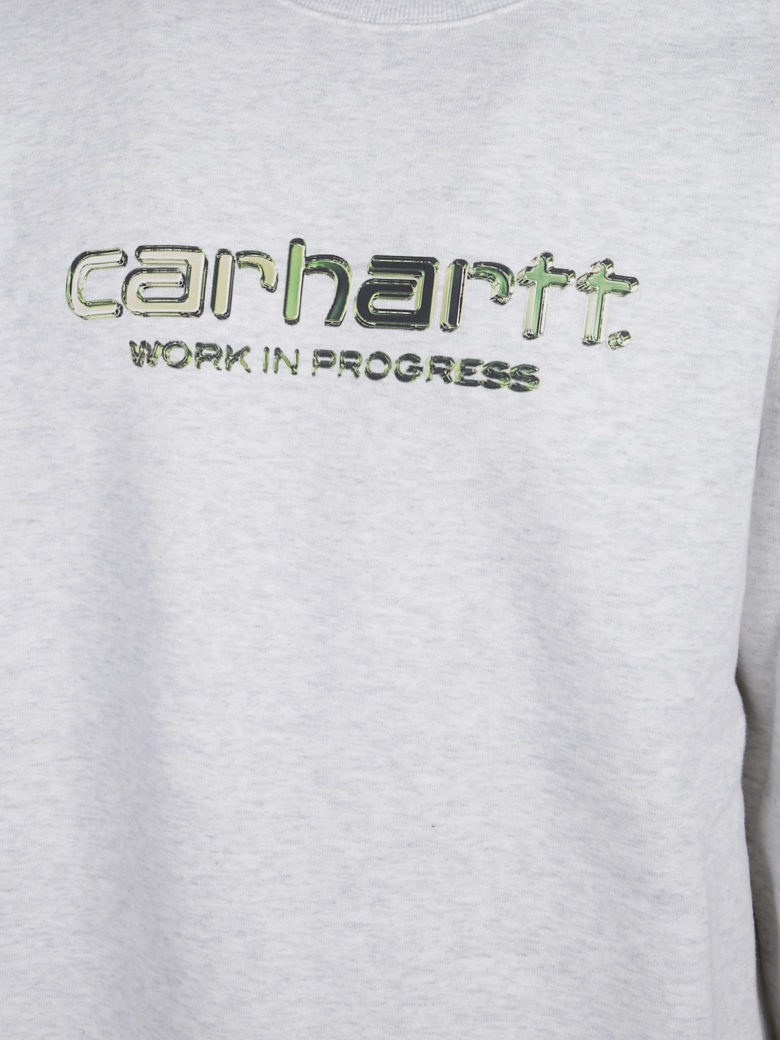 Carhartt Solar Chrome Sweatshirt In Gray