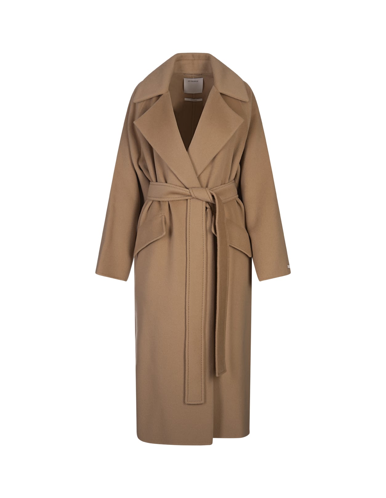 Shop Sportmax Beige Orense Coat In Brown