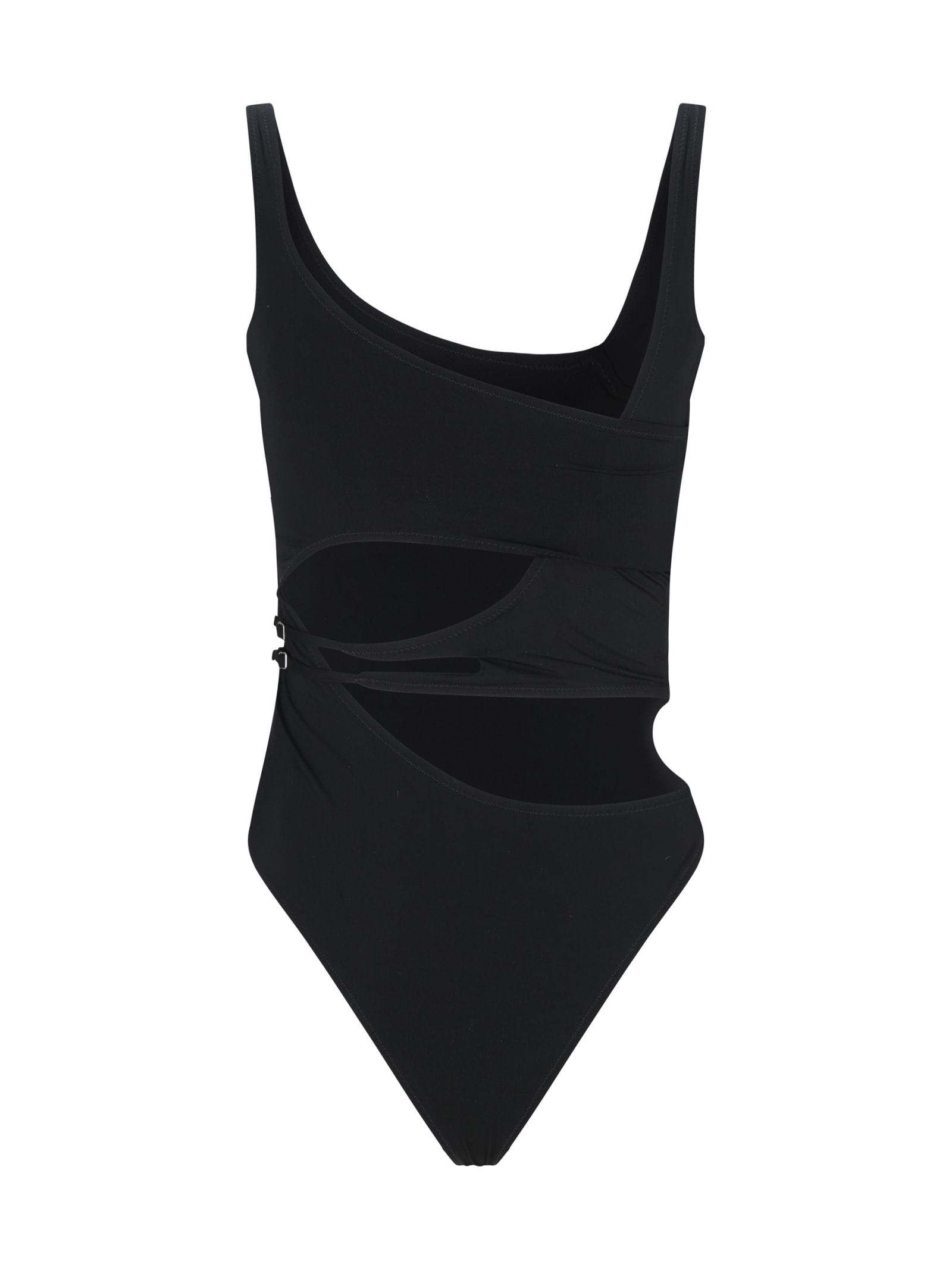 Shop Off-white Swimsuit In Black