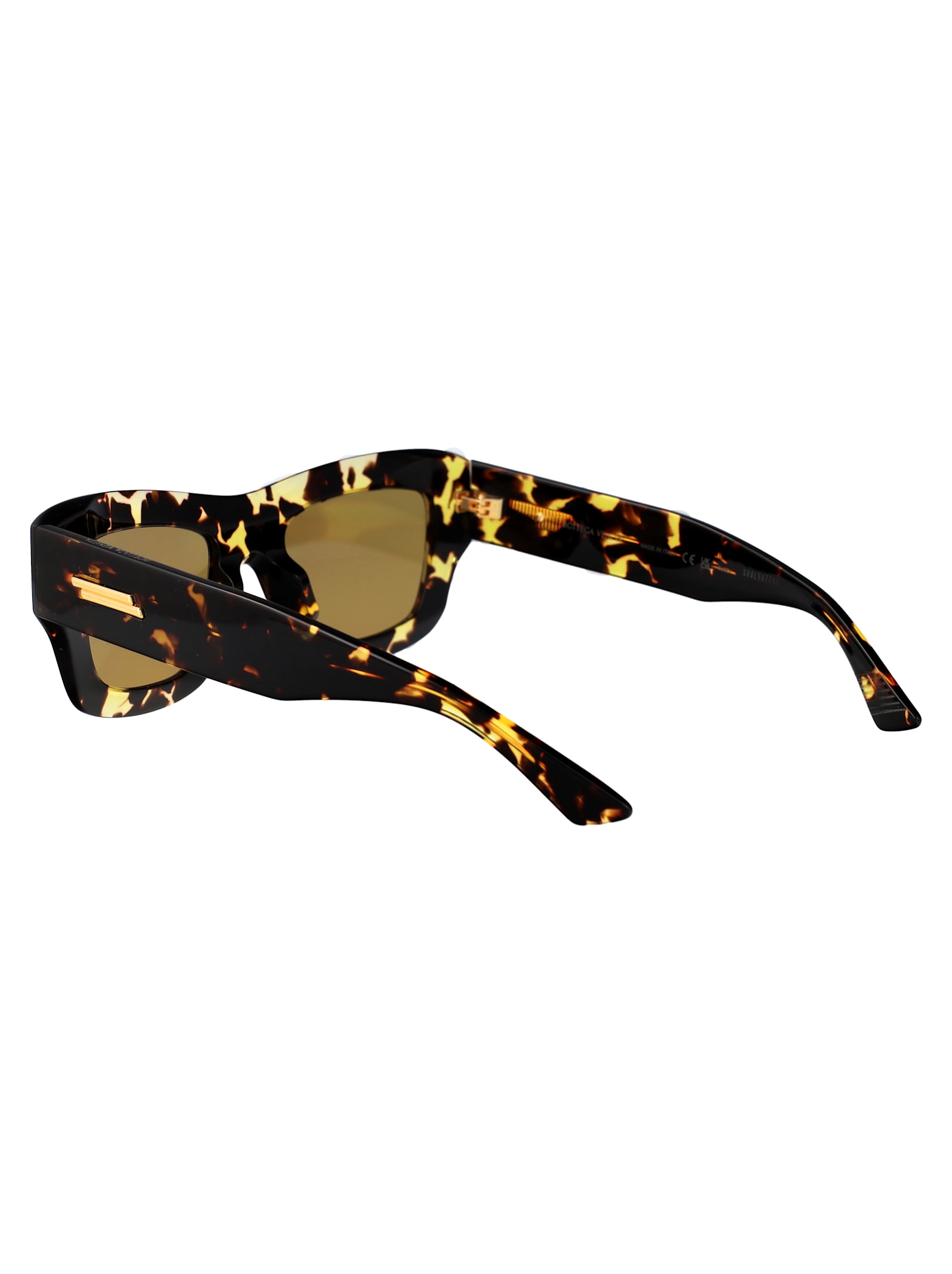 Bottega Veneta Bv1357s Linea Ribbon 003 Havana Brown Sunglasses In Havana-havana-brown