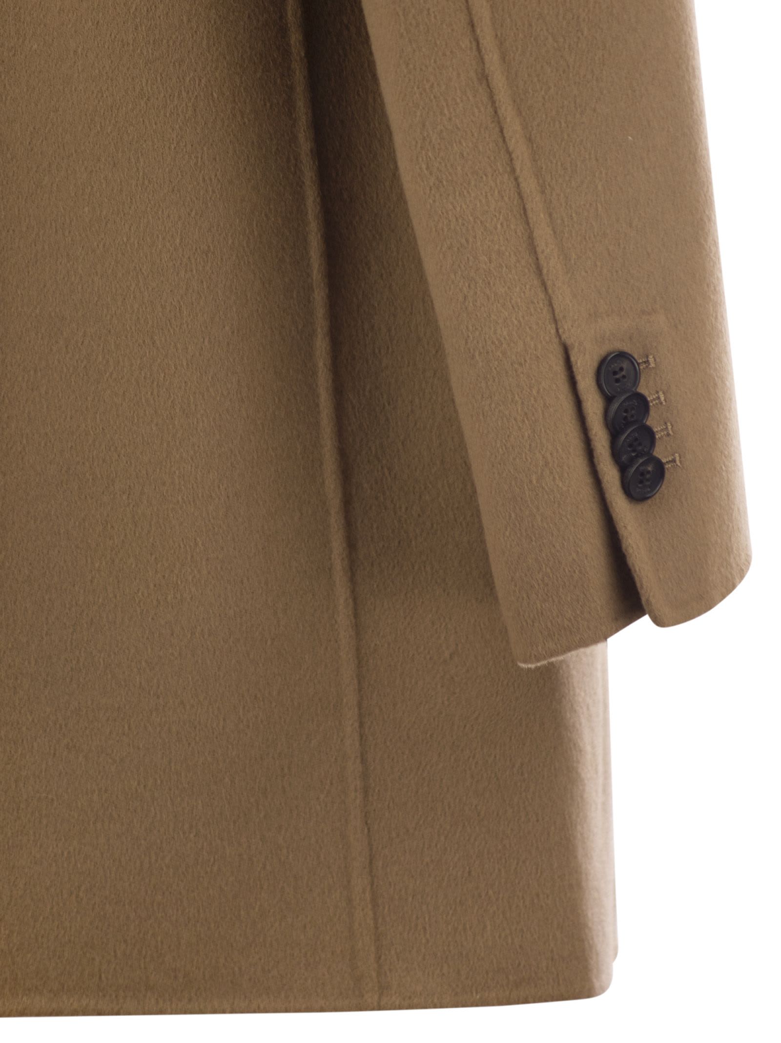 Paltò Paltó Gregorio - Double-breasted With Double Lance Lapels In Camel