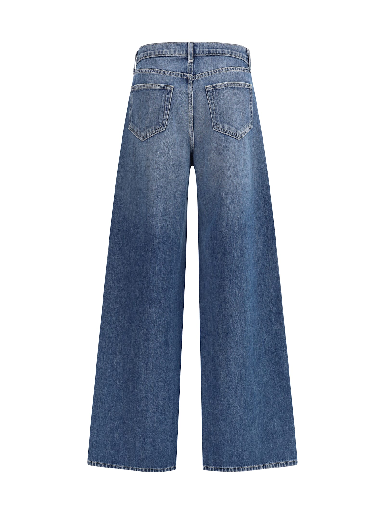 L'agence Wide-leg Jeans In Blue