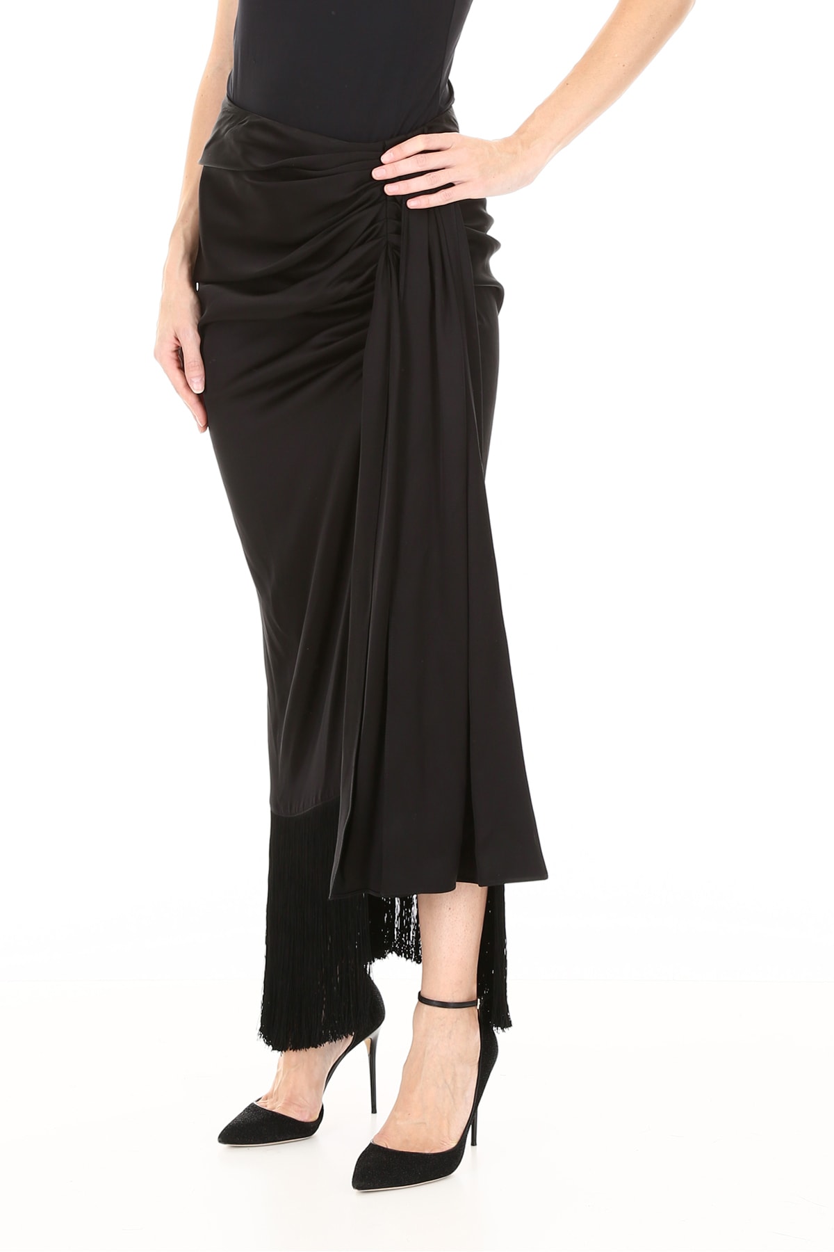 Magda Butrym Magda Butrym Asti Skirt - BLACK (Black) - 10737555 | italist
