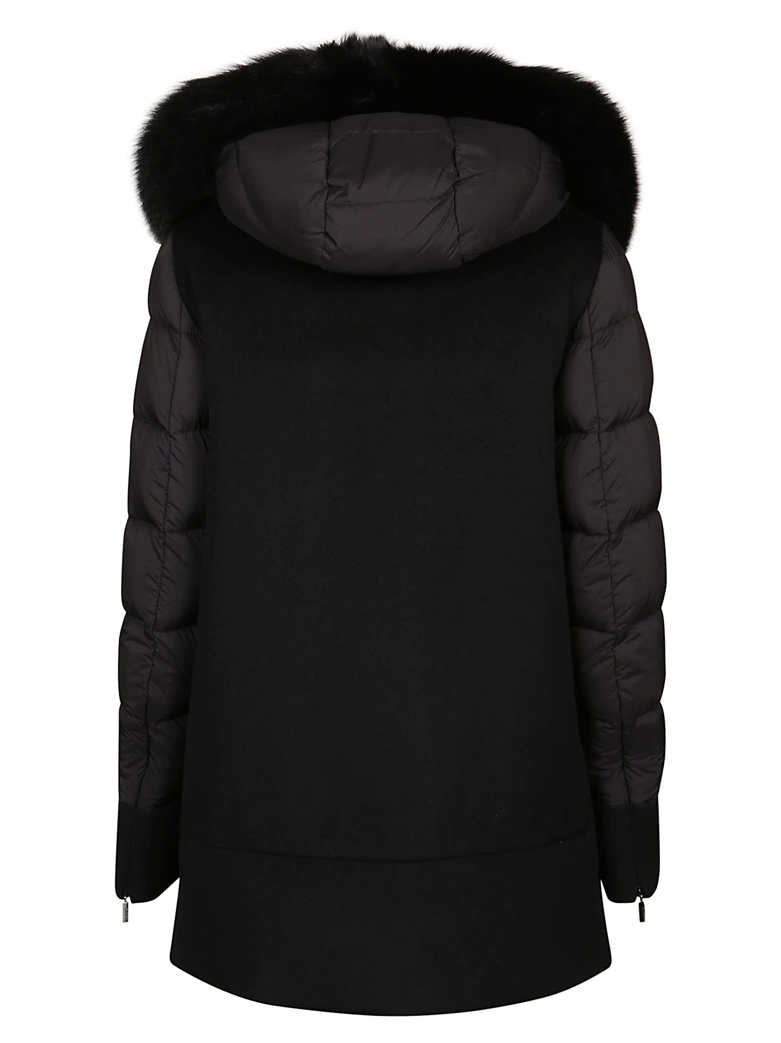 Shop Moorer Down Coat Fresia-le In Black