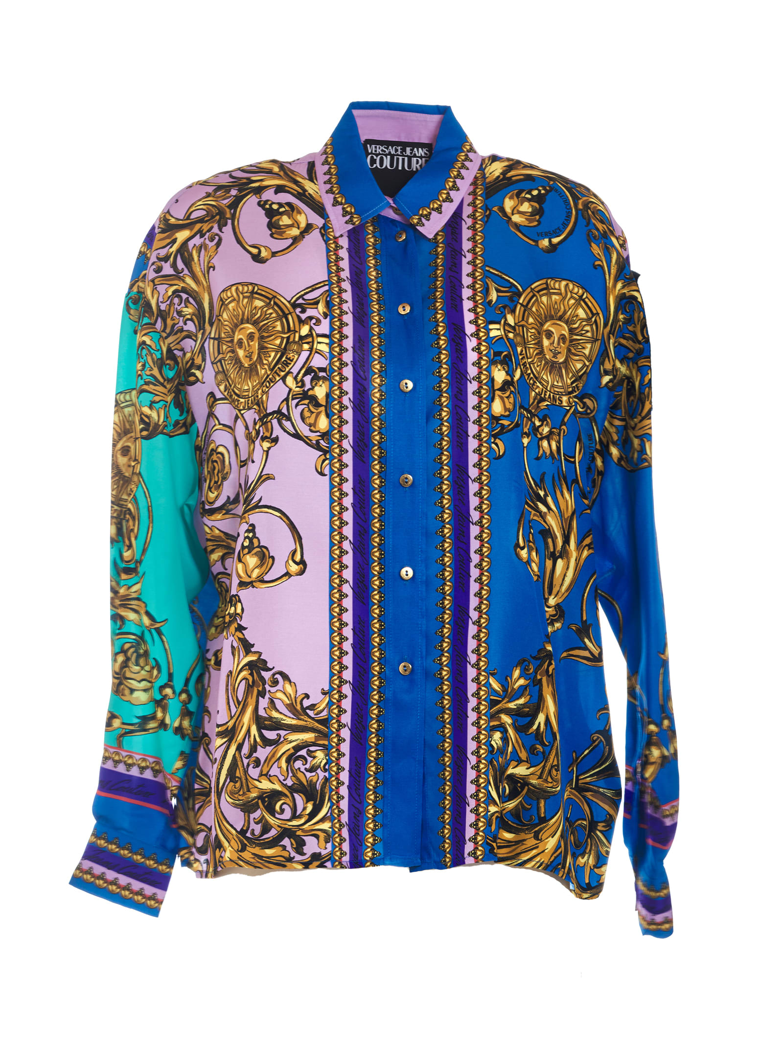 Versace Jeans Couture Hirts Twill Panel Garland