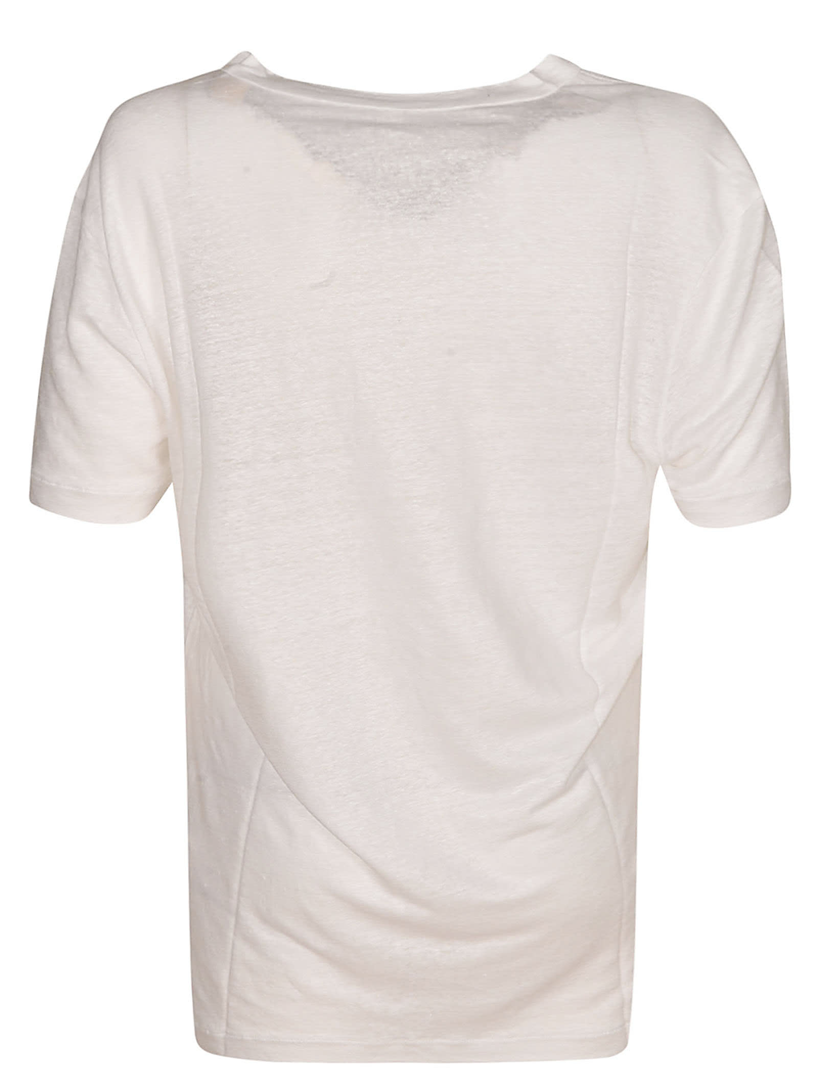 Shop Majestic Fitted Classic T-shirt In White